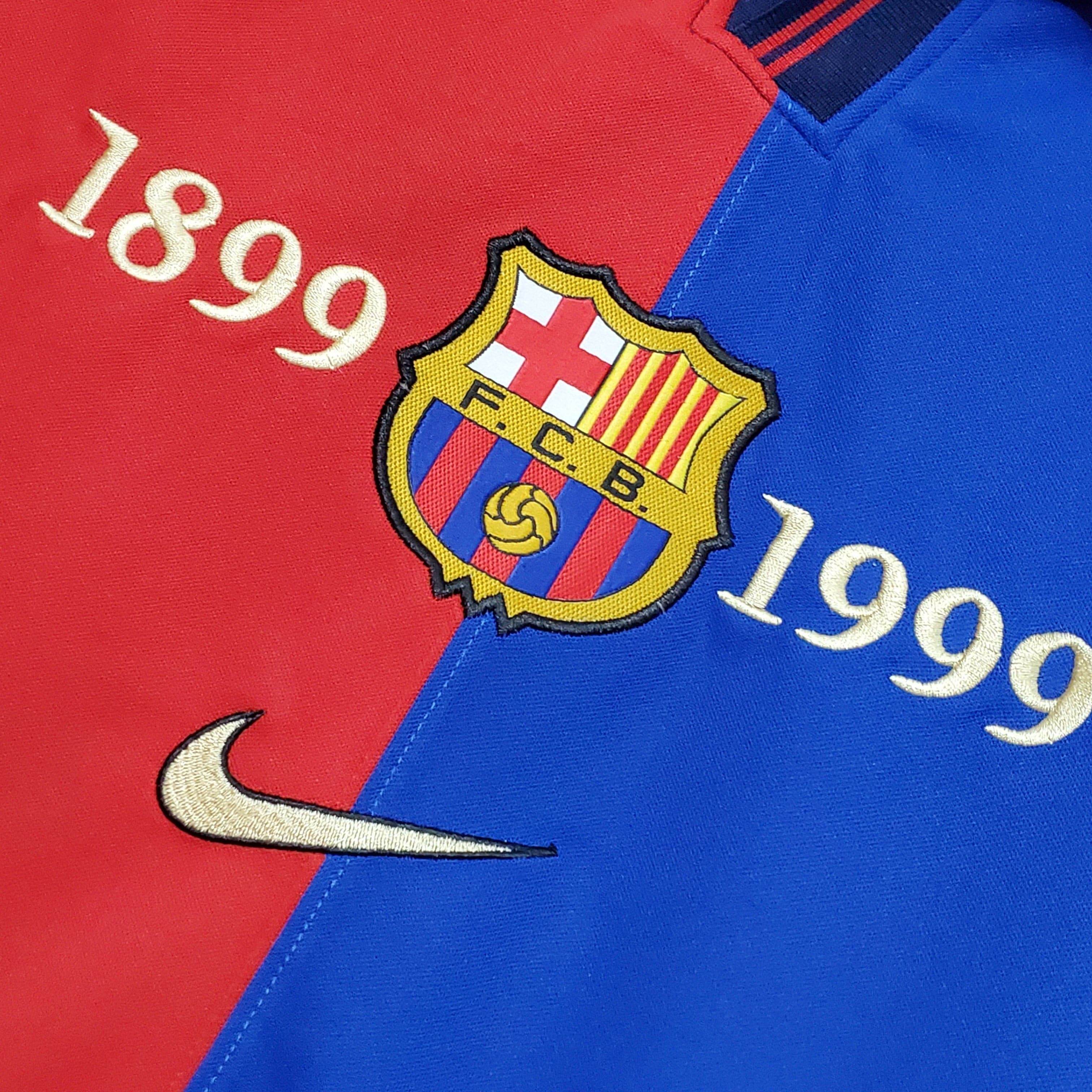 CAMISETA BARCELONA I EDICIÓN ESPECIAL 100° HOMBRE (RETRO) - ZonaCamisetas