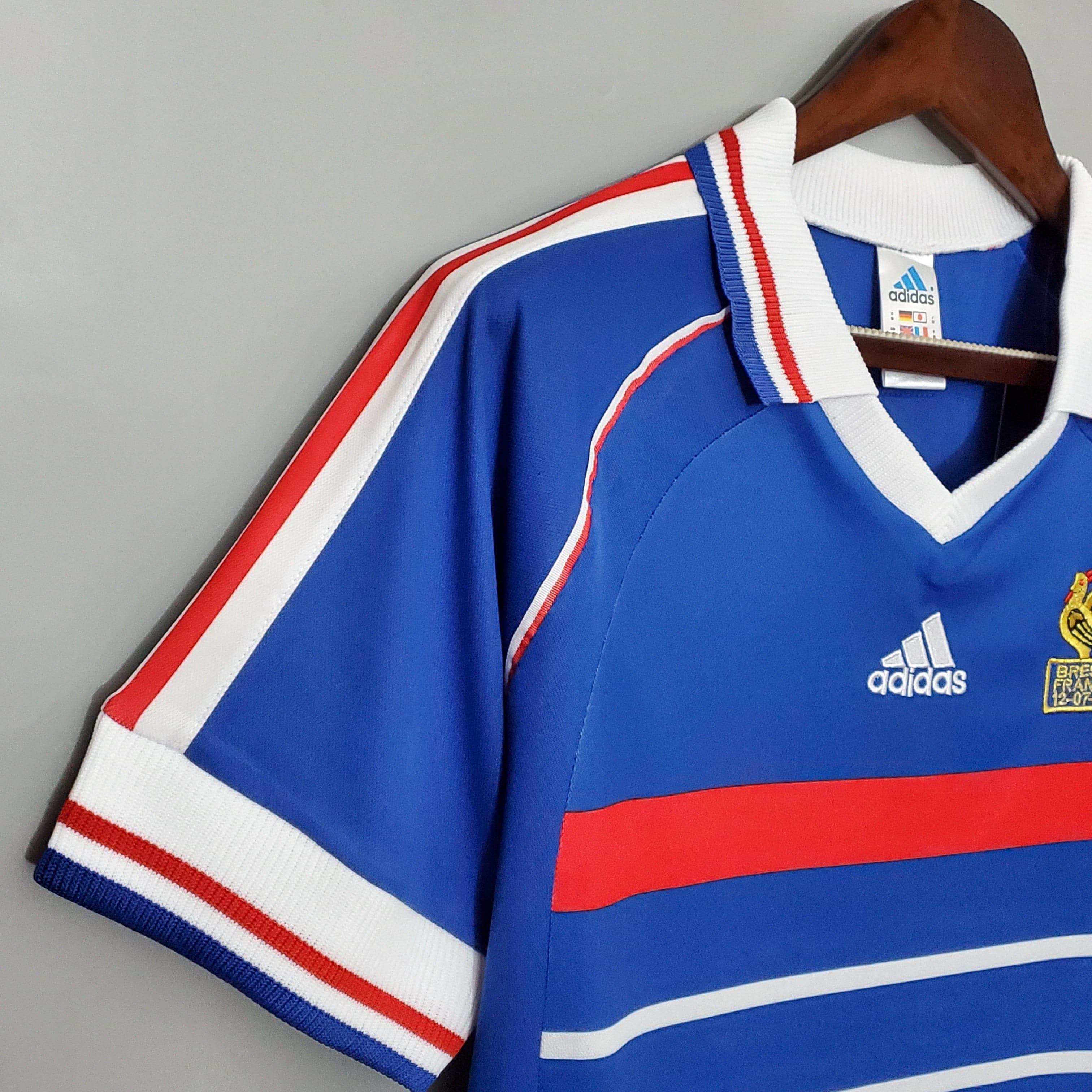 CAMISETA FRANCIA I 98/99 HOMBRE (RETRO) - ZonaCamisetas