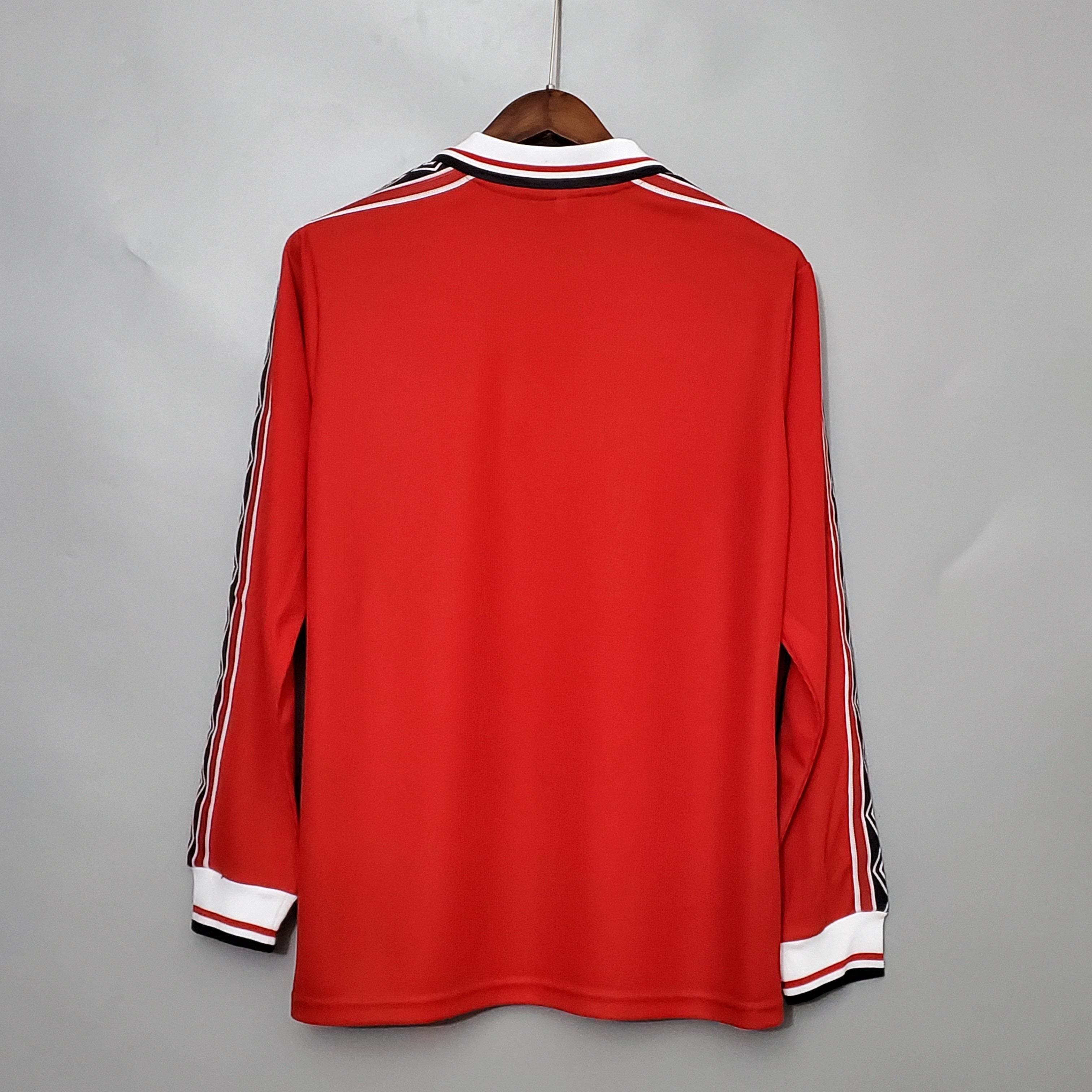 CAMISETA MANCHESTER UNITED I 98/99 HOMBRE (RETRO) MANGA LARGA - ZonaCamisetas