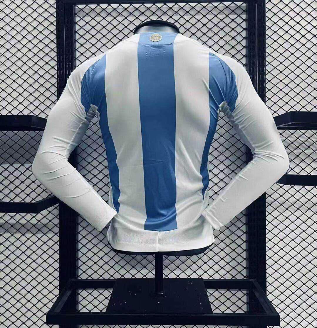 CAMISETA ARGENTINA I 2024 HOMBRE MANGA LARGA (VERSIÓN JUGADOR) - ZonaCamisetas