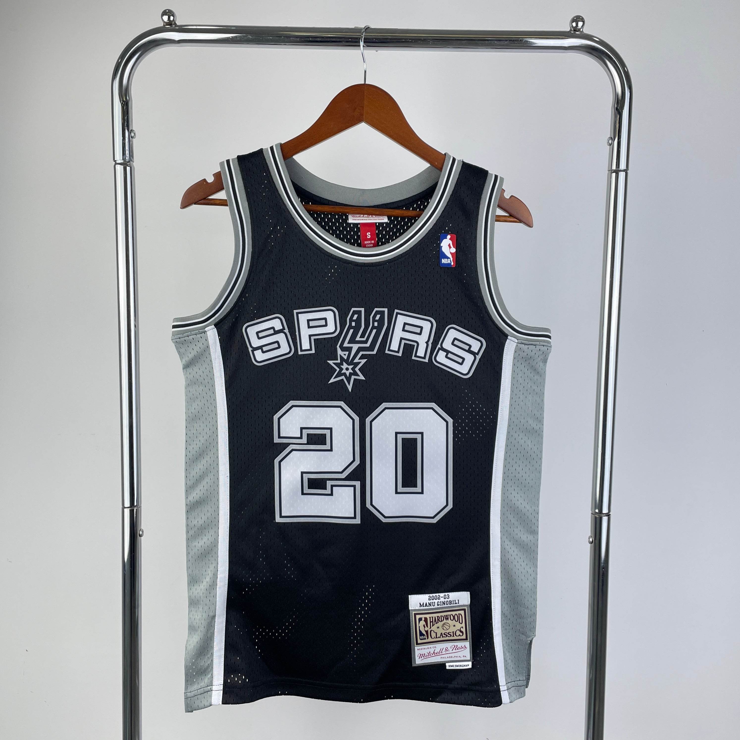 CAMISETA SPURS SEASON 02/03 HOMBRE EDICIÓN GINOBILI (NBA) - ZonaCamisetas