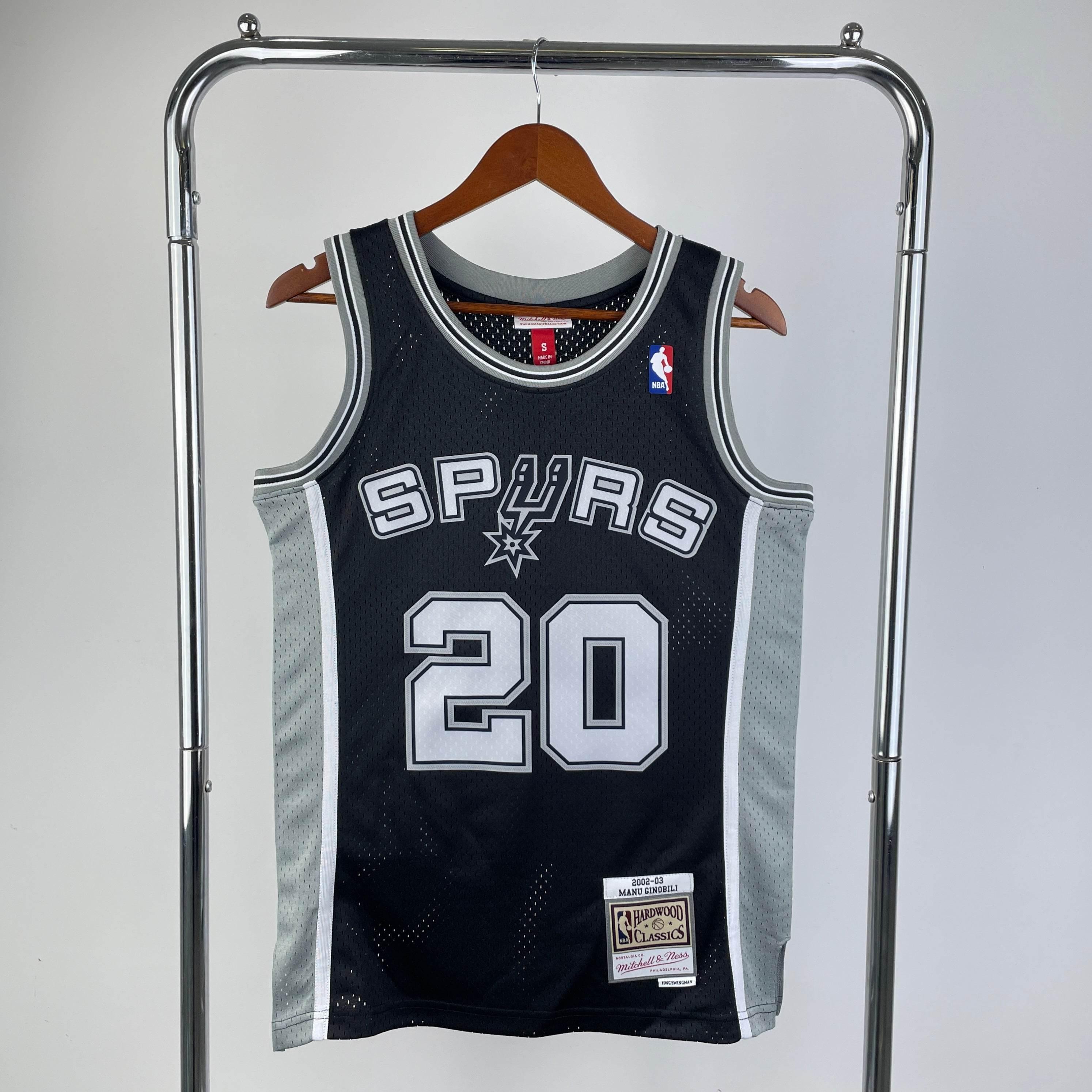 CAMISETA SPURS SEASON 02/03 HOMBRE EDICIÓN GINOBILI (NBA) - ZonaCamisetas