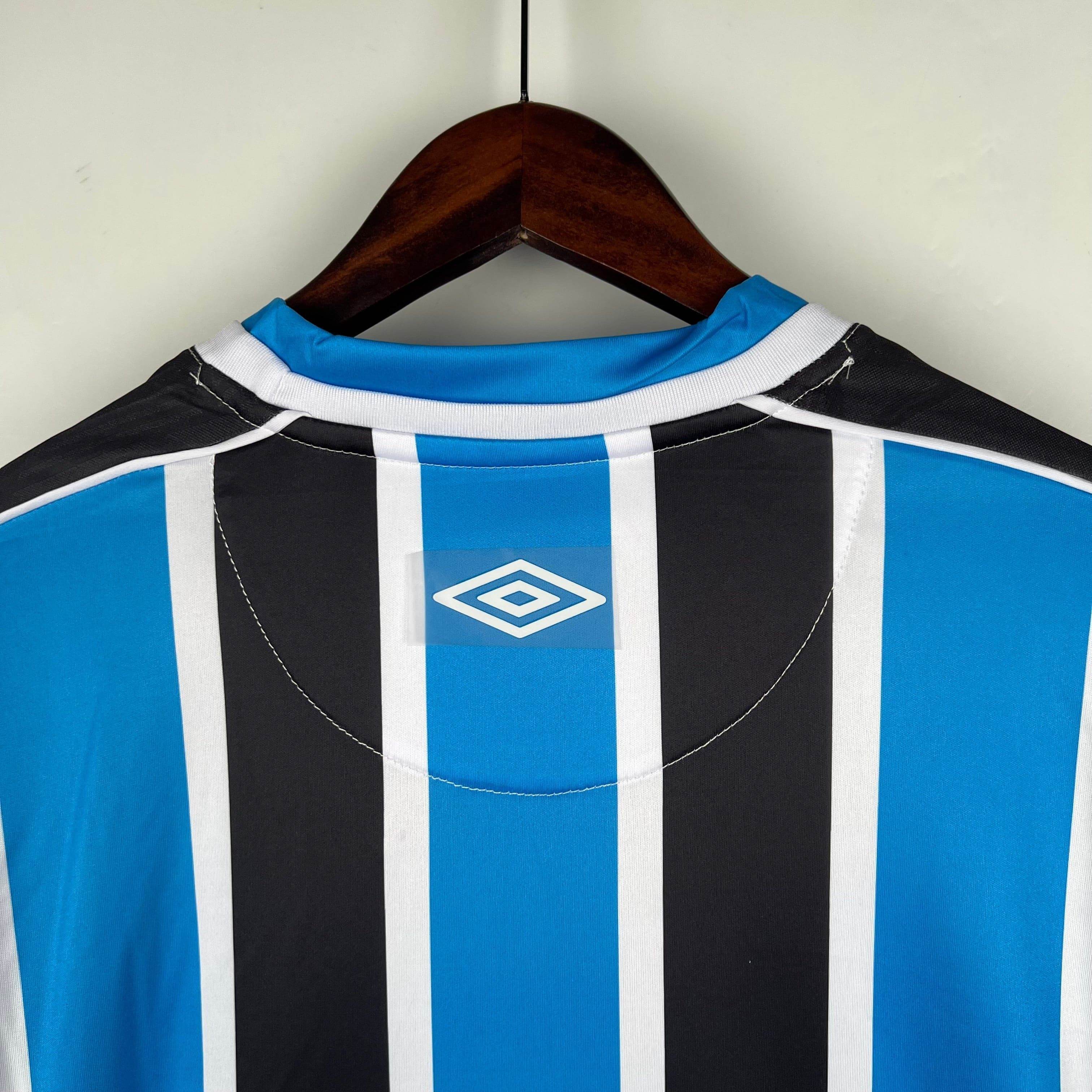 CAMISETA GREMIO I 23/24 HOMBRE MANGA LARGA (VERSIÓN FAN) - ZonaCamisetas