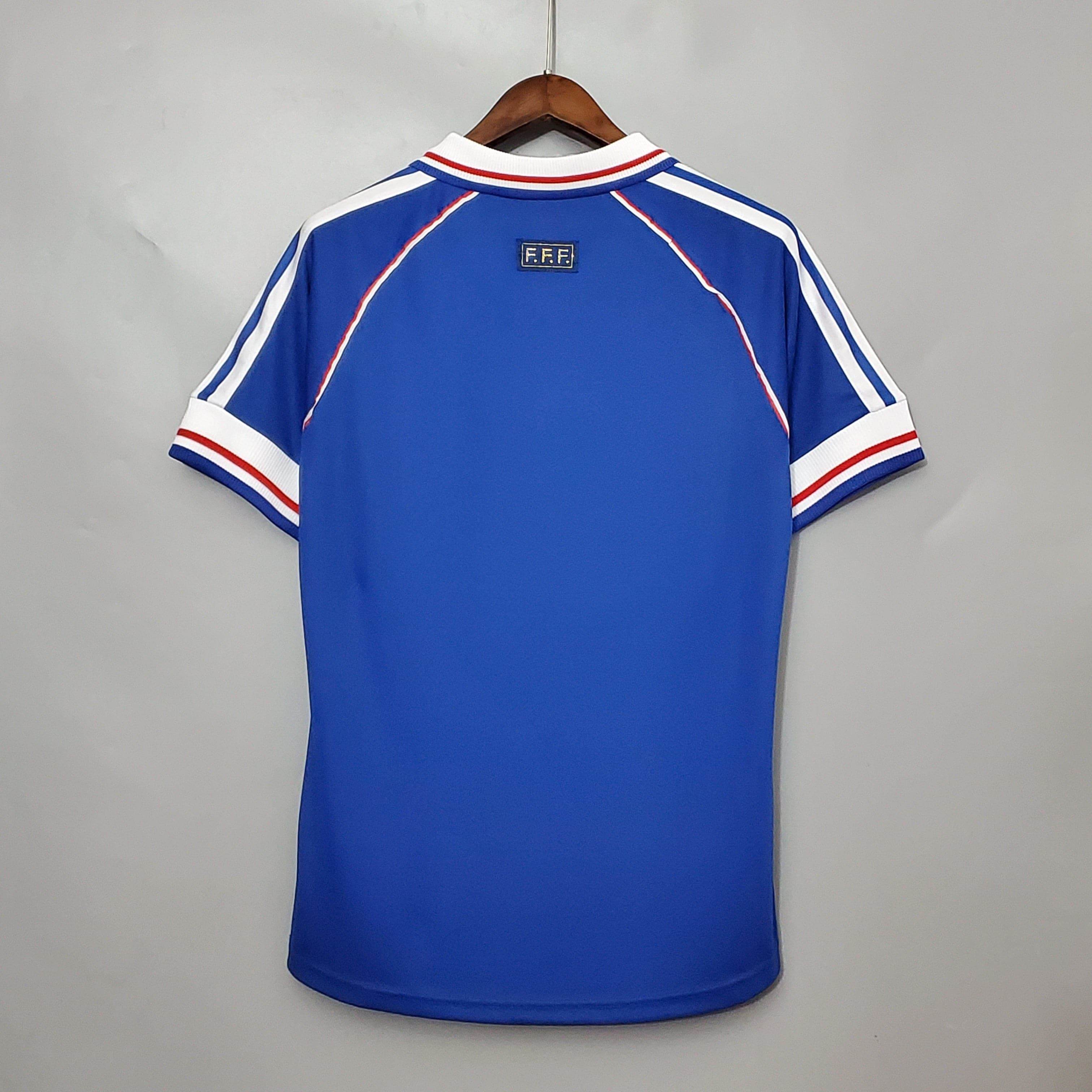CAMISETA FRANCIA I 98/99 HOMBRE (RETRO) - ZonaCamisetas