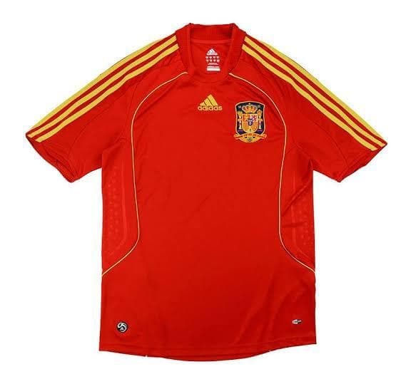 CAMISETA ESPAÑA EURO I 2008 HOMBRE (RETRO)