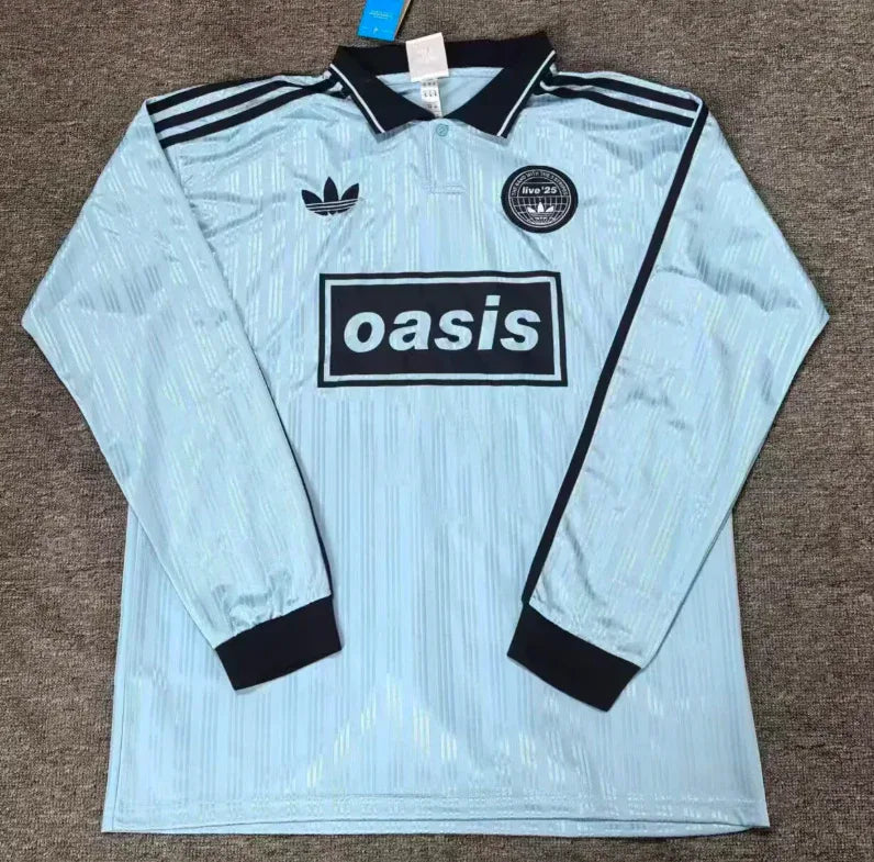 CAMISETA ADIDAS OASIS TOUR III 25/26 MANGA LARGA HOMBRE (RETRO) - ZonaCamisetas