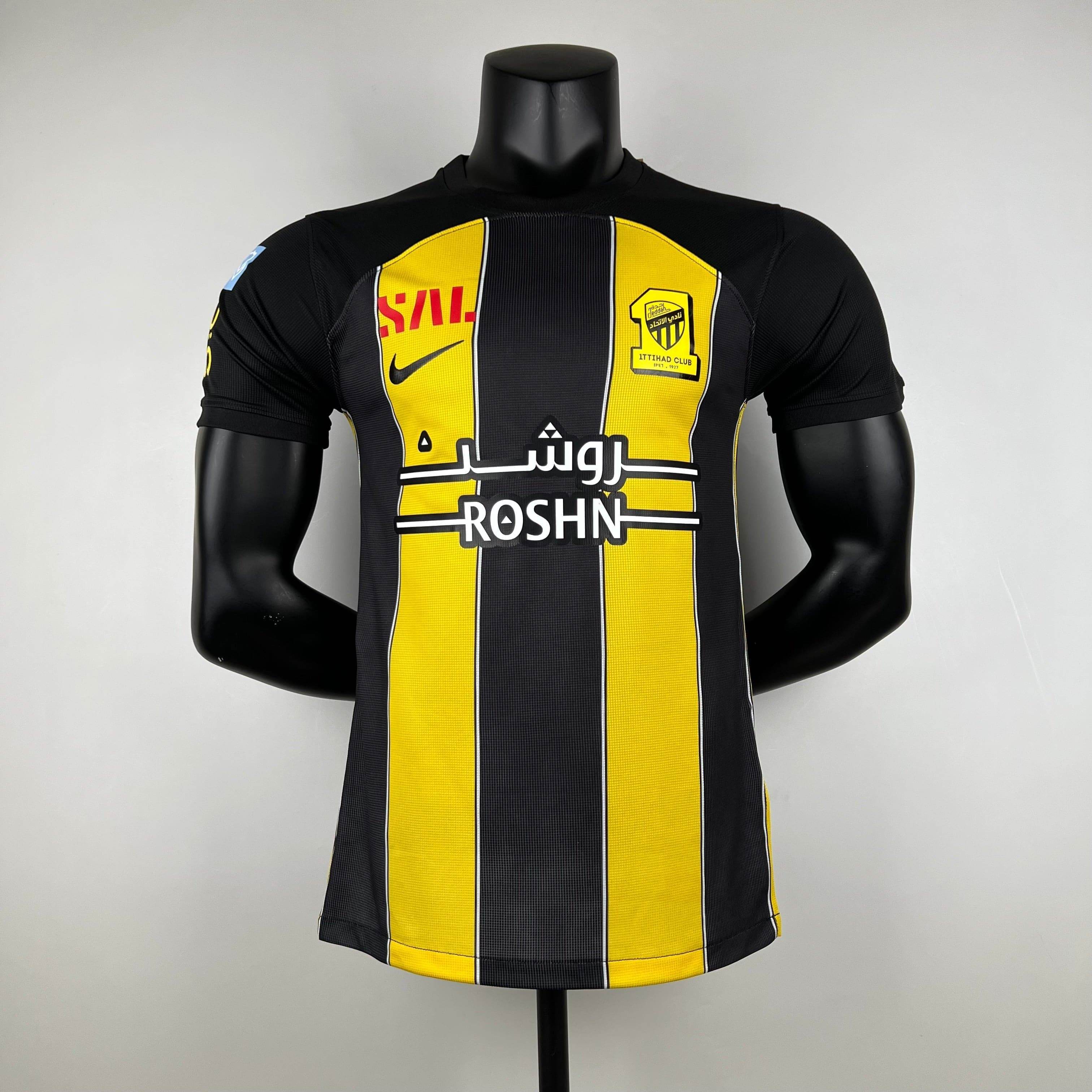 CAMISETA AL ITTIHAD JEDDAH I 23/24 HOMBRE (VERSIÓN JUGADOR) - ZonaCamisetas