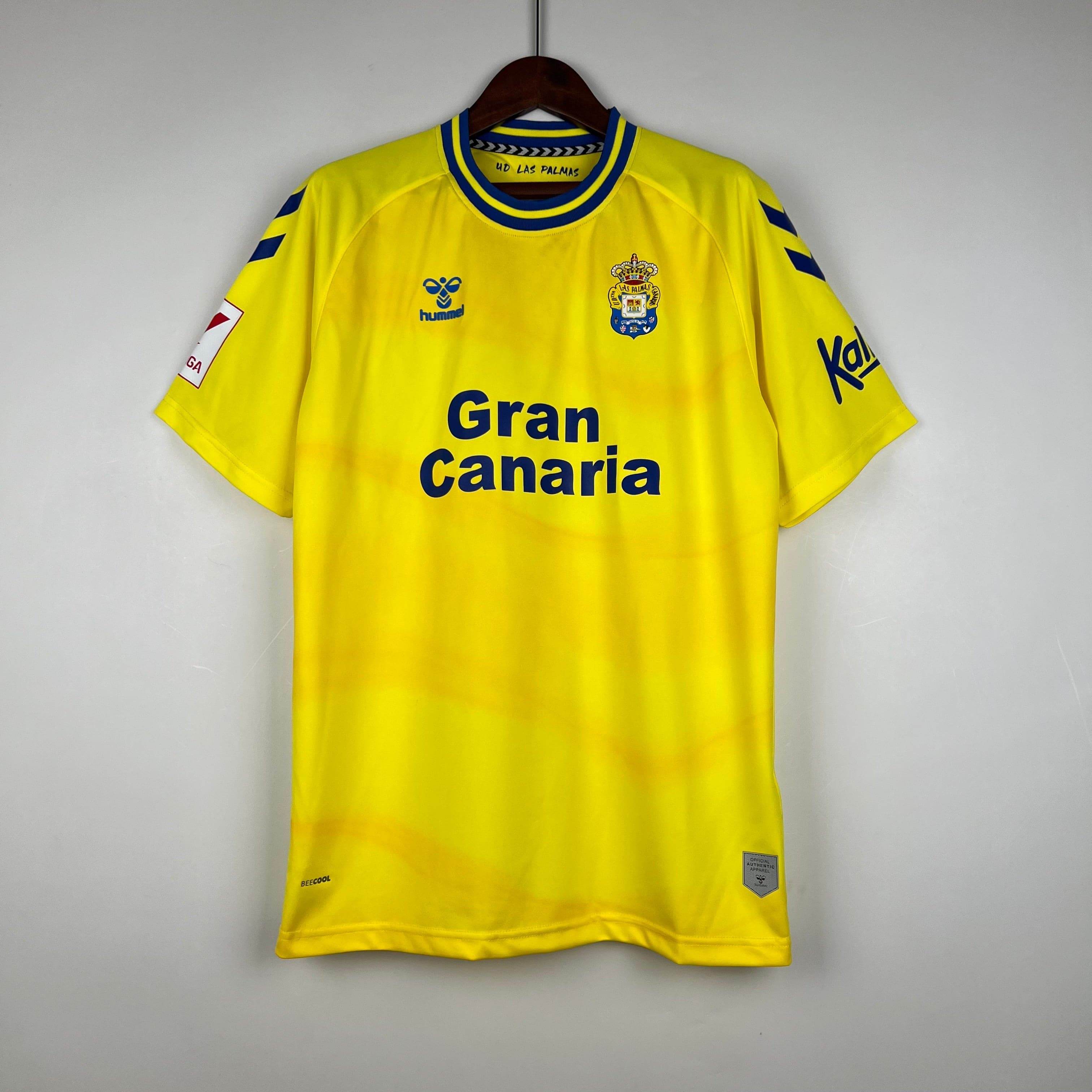 CAMISETA LAS PALMAS I 23/24 HOMBRE (VERSIÓN FAN) - ZonaCamisetas