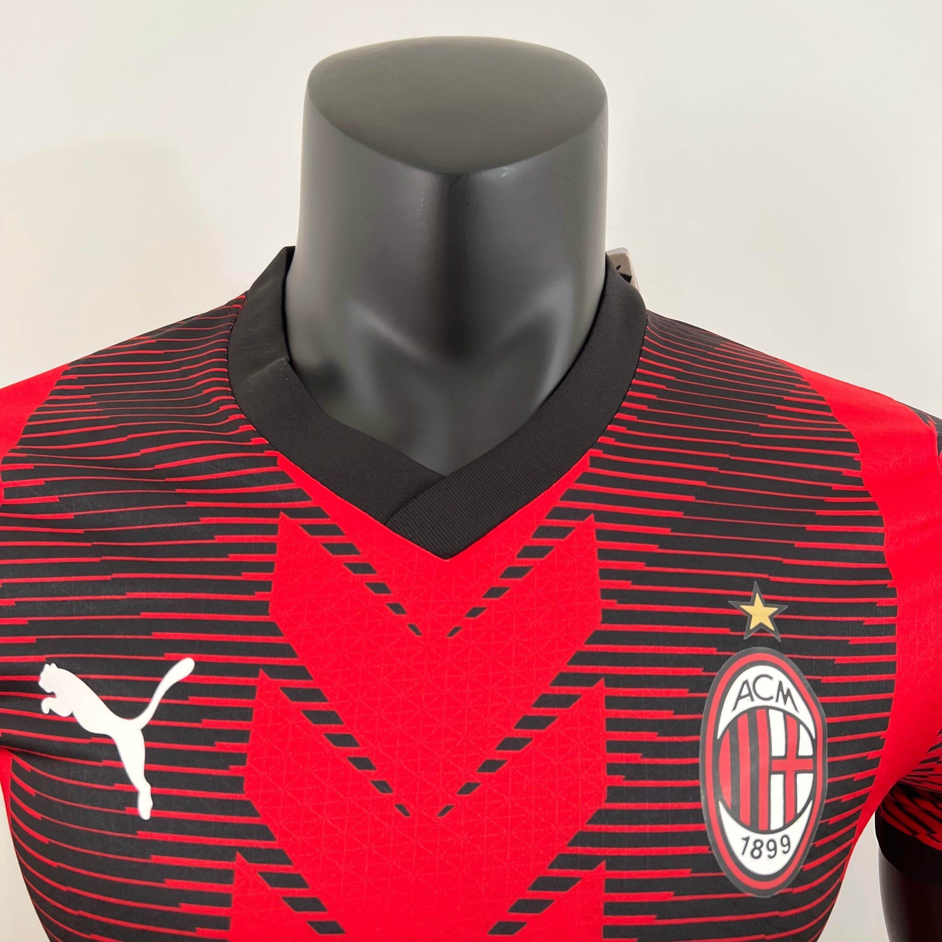 CAMISETA AC MILAN I 23/24 HOMBRE (VERSIÓN JUGADOR) - ZonaCamisetas
