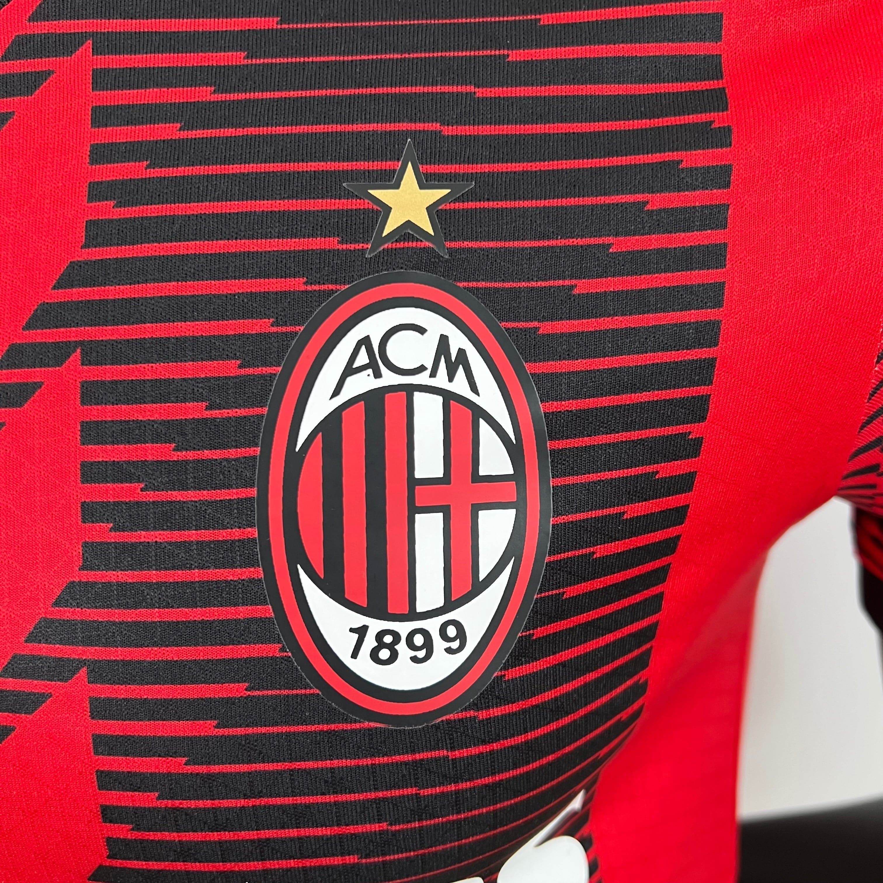 CAMISETA AC MILAN I 23/24 HOMBRE (VERSIÓN JUGADOR) - ZonaCamisetas