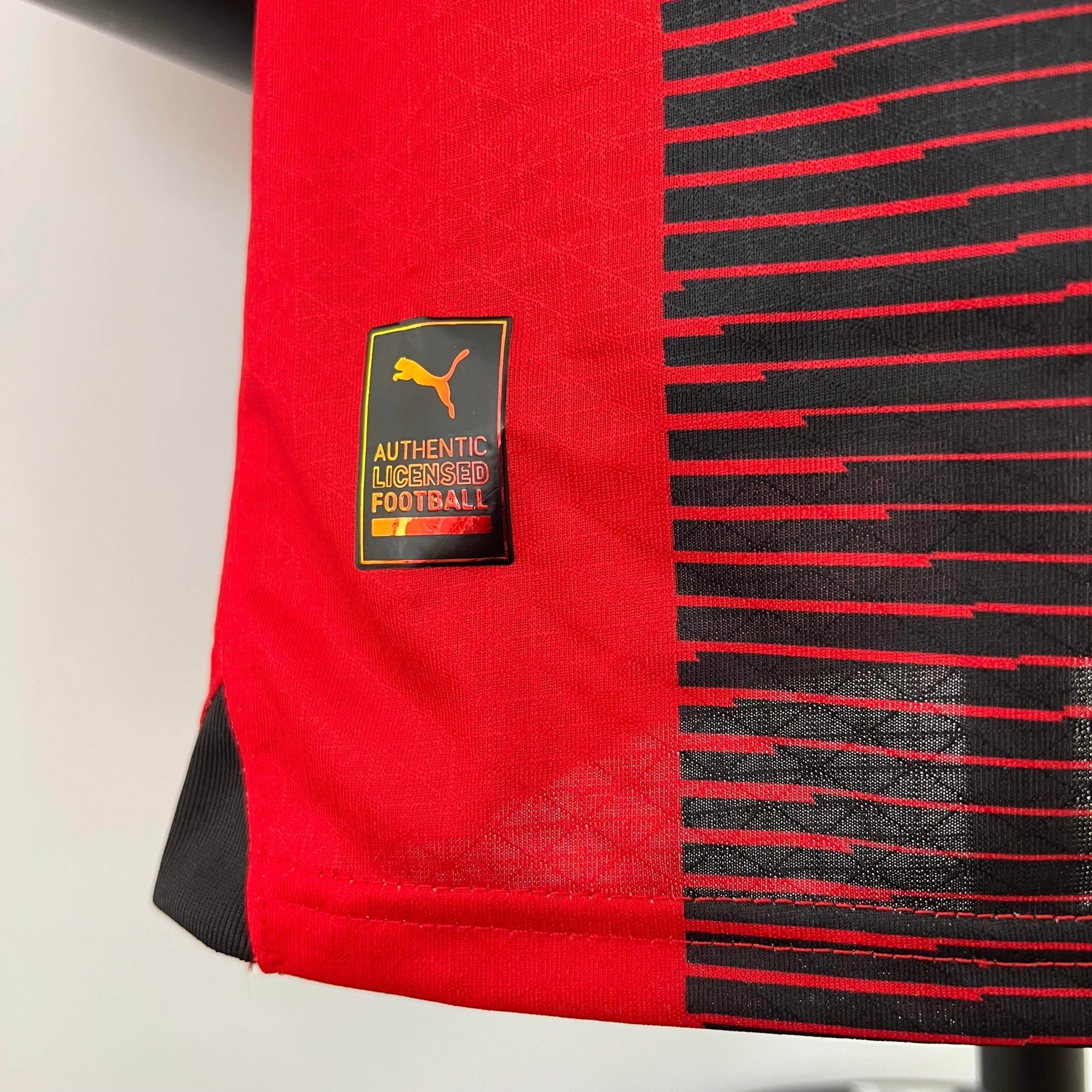 CAMISETA AC MILAN I 23/24 HOMBRE (VERSIÓN JUGADOR) - ZonaCamisetas