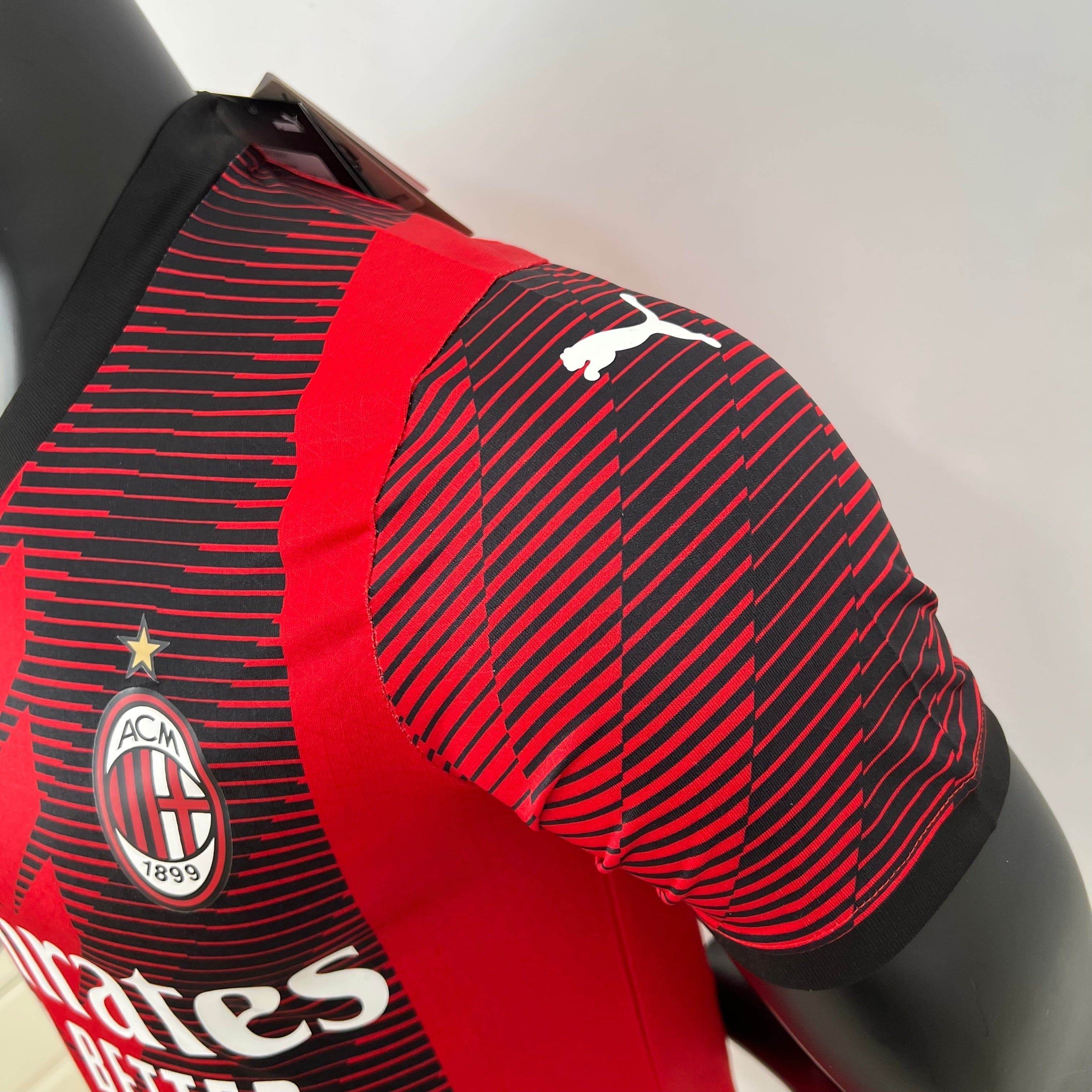 CAMISETA AC MILAN I 23/24 HOMBRE (VERSIÓN JUGADOR) - ZonaCamisetas