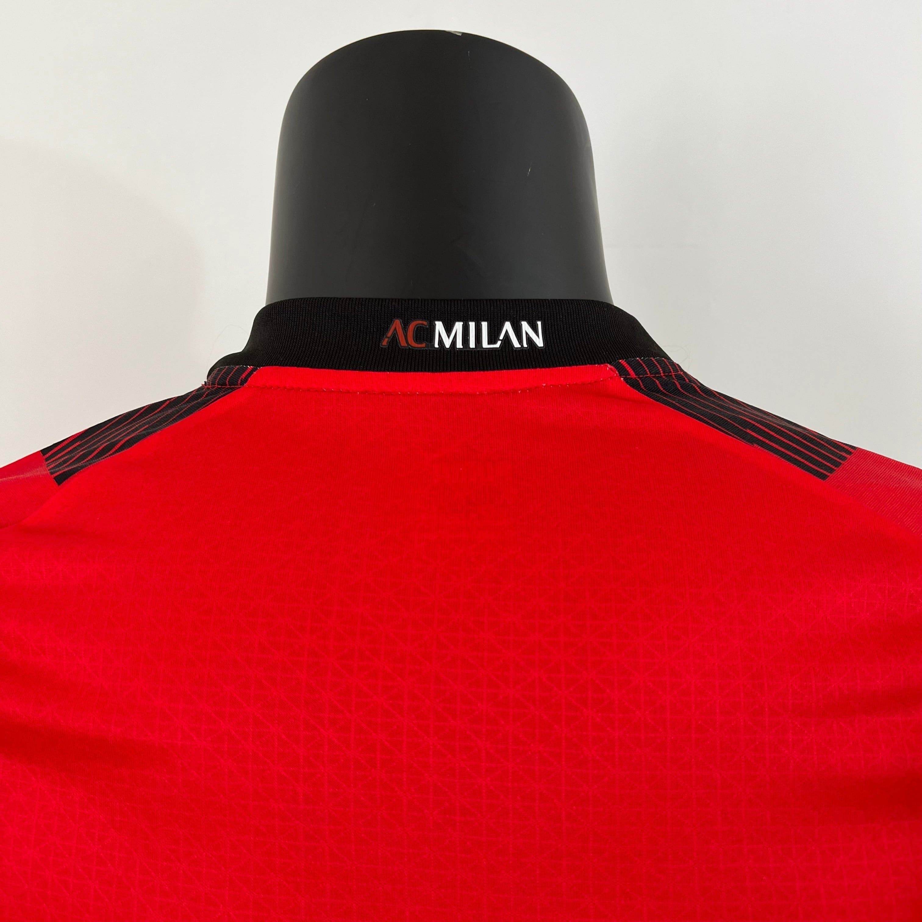 CAMISETA AC MILAN I 23/24 HOMBRE (VERSIÓN JUGADOR) - ZonaCamisetas