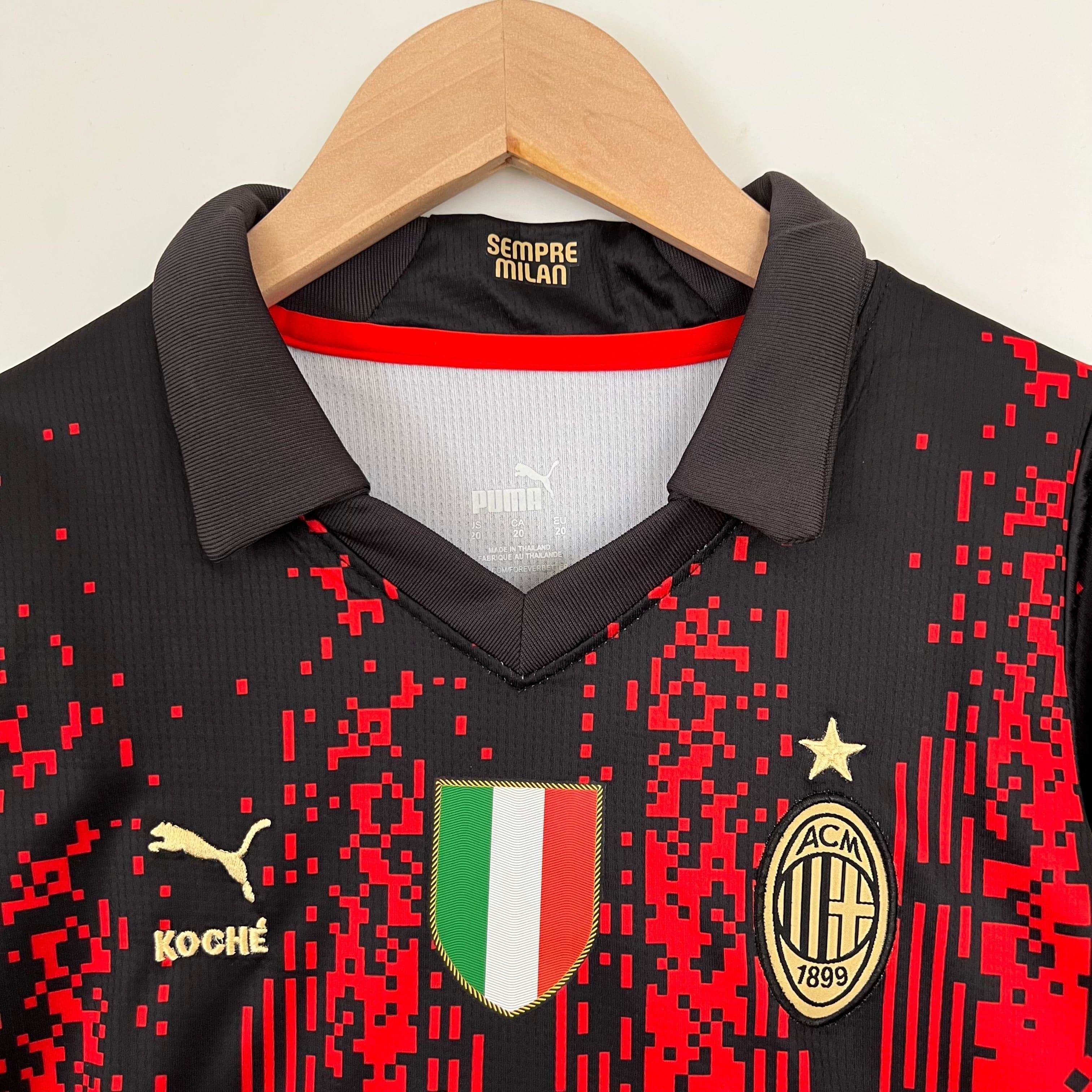 CAMISETA AC MILAN IV 23/24 CONJUNTO INFANTIL - ZonaCamisetas