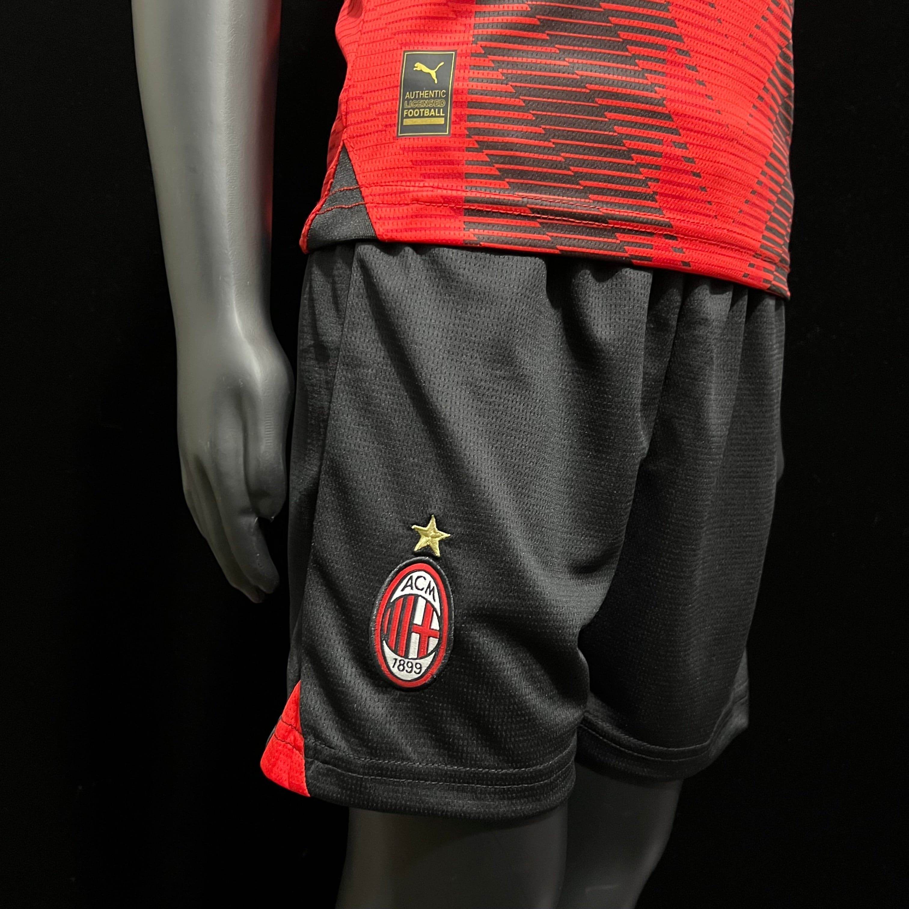 CAMISETA AC MILAN I 23/24 CONJUNTO INFANTIL - ZonaCamisetas