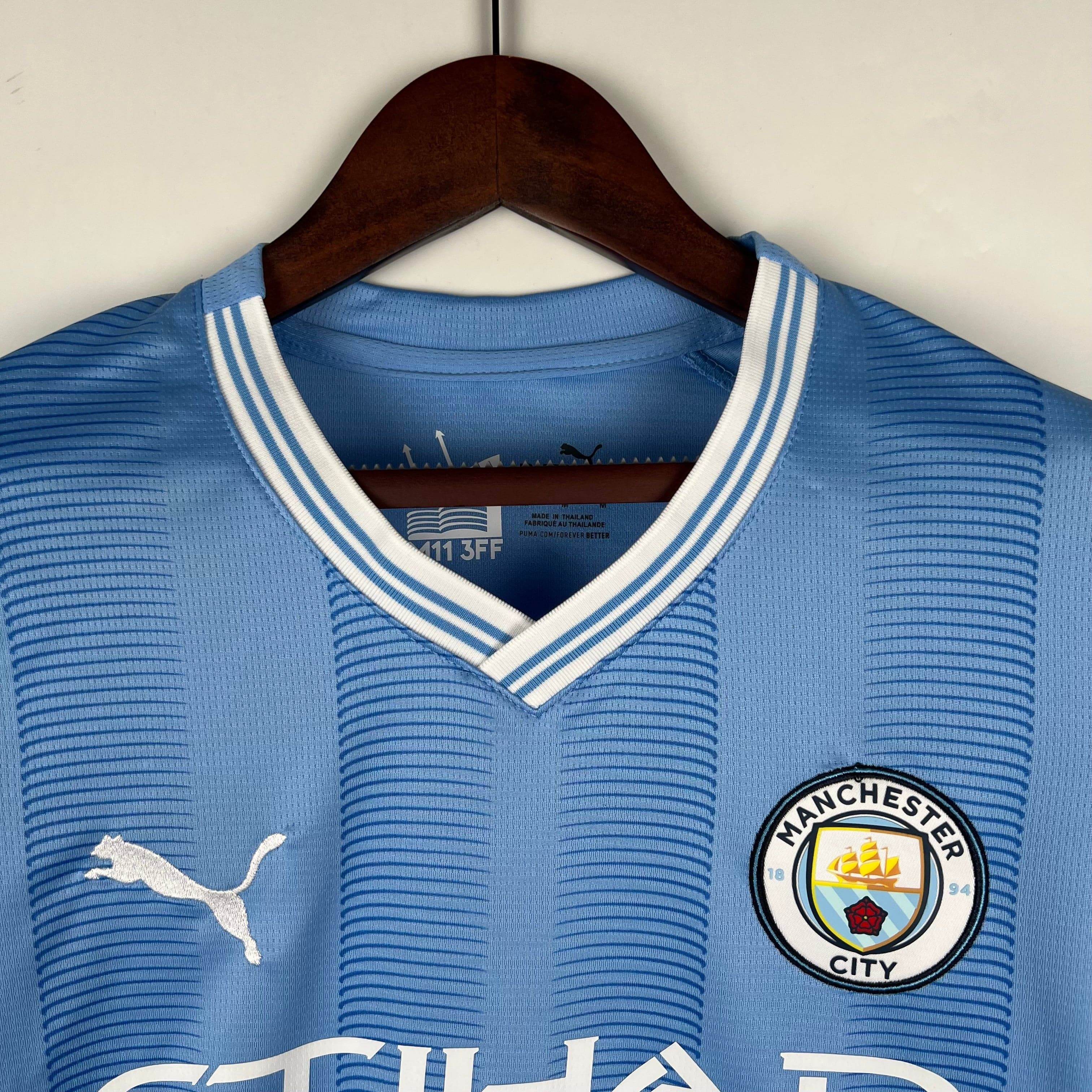 CAMISETA MANCHESTER CITY I 23/24 MUJER (VERSIÓN FAN) - ZonaCamisetas