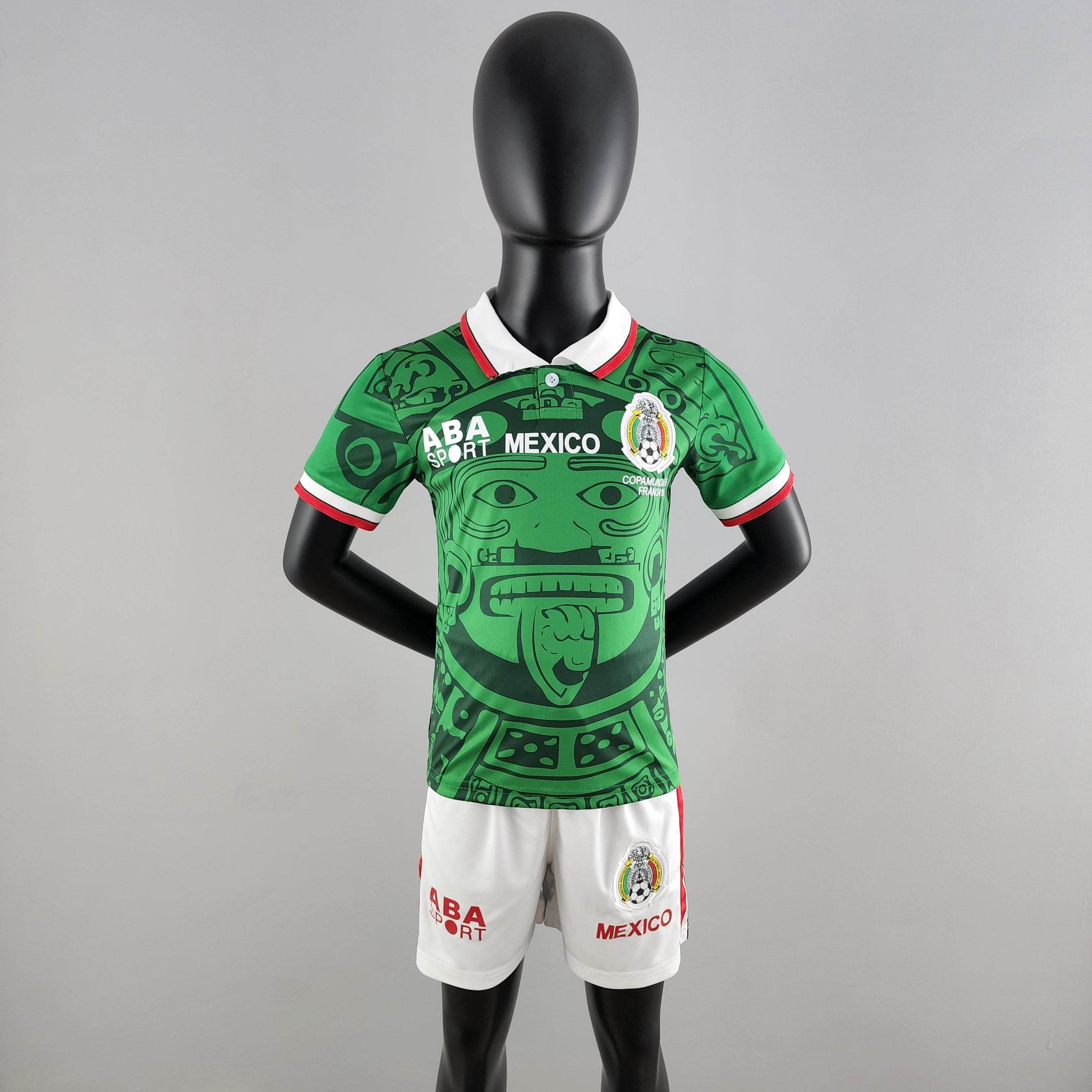 CAMISETA MEXICO I 1998 CONJUNTO INFANTIL - ZonaCamisetas
