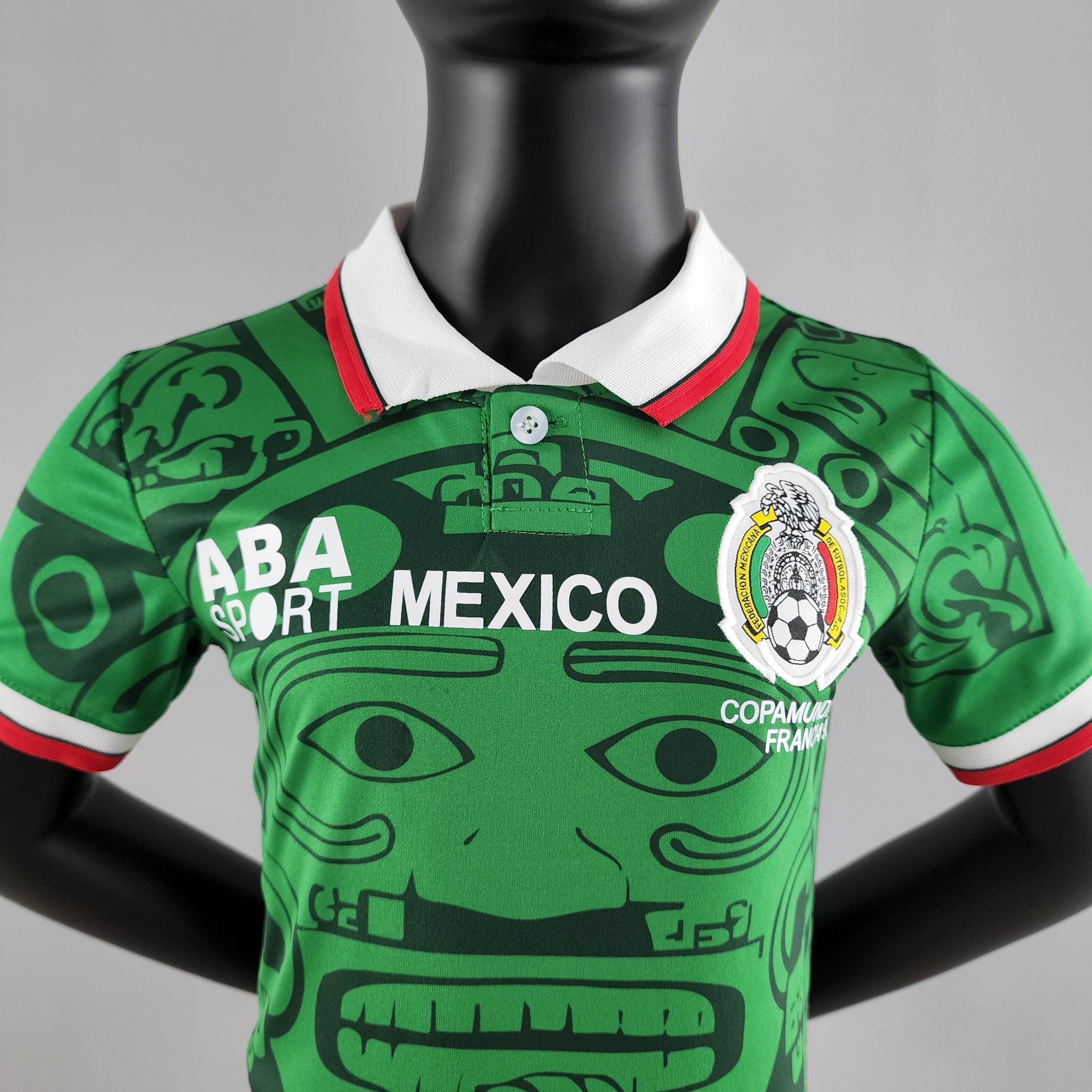 CAMISETA MEXICO I 1998 CONJUNTO INFANTIL - ZonaCamisetas