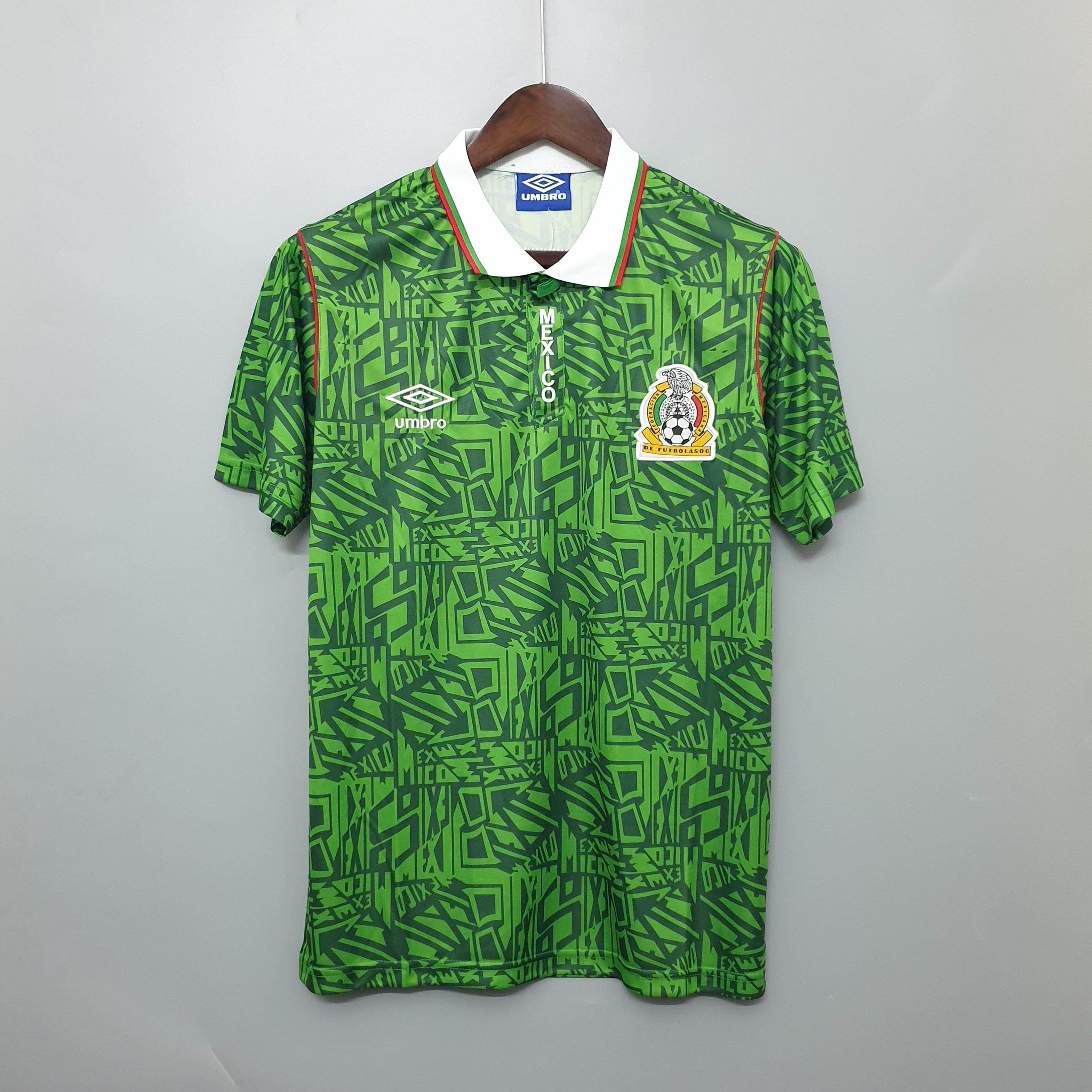 CAMISETA MEXICO I 94/95 HOMBRE (RETRO) - ZonaCamisetas