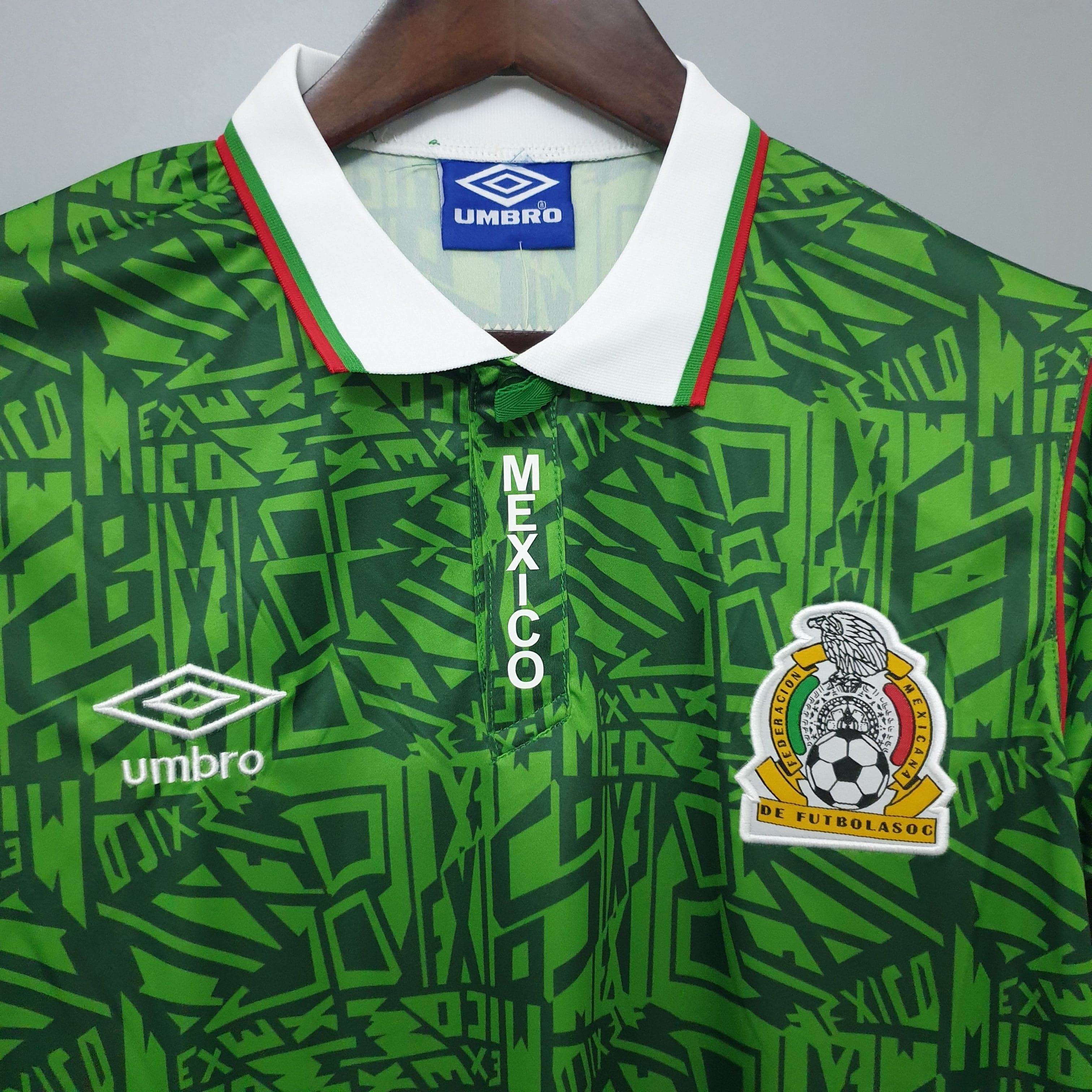 CAMISETA MEXICO I 94/95 HOMBRE (RETRO) - ZonaCamisetas