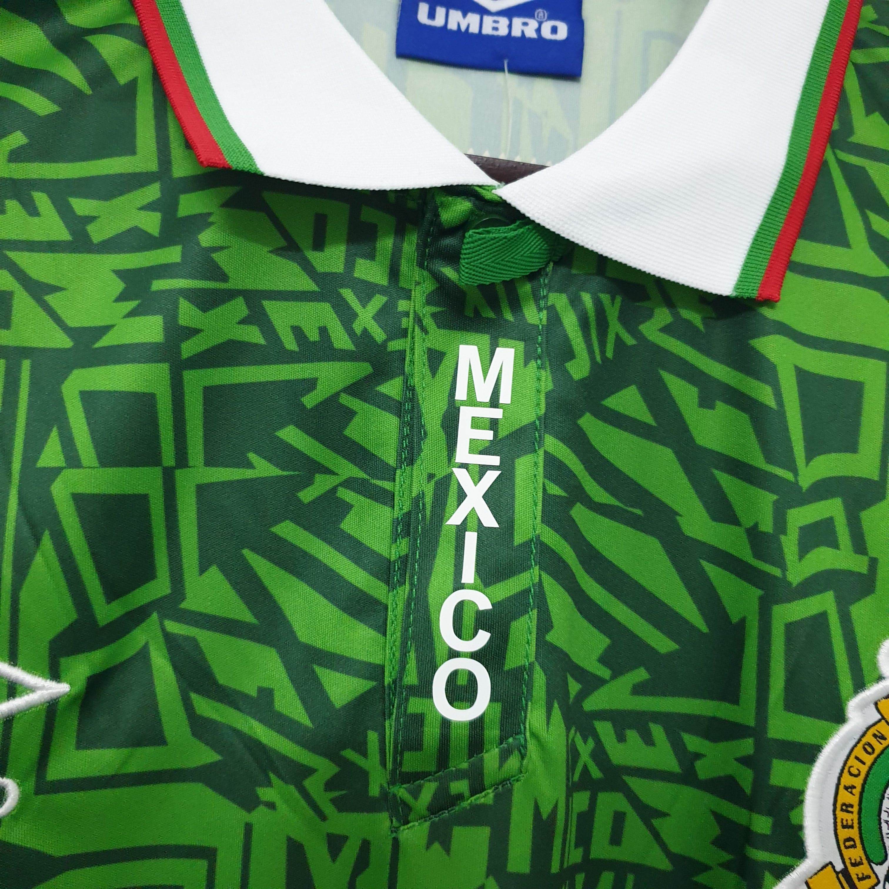 CAMISETA MEXICO I 94/95 HOMBRE (RETRO) - ZonaCamisetas