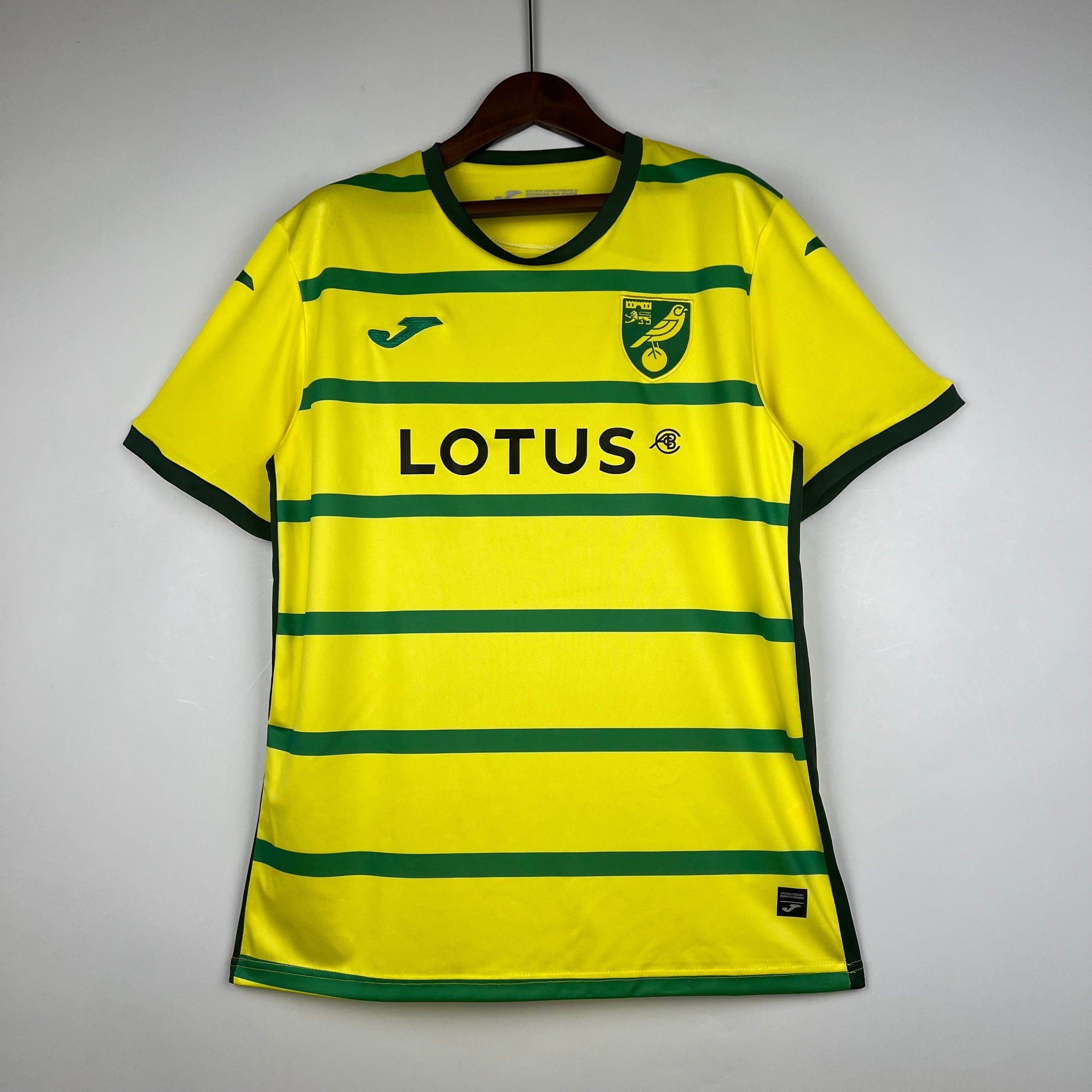 CAMISETA NORWICH I 23/24 HOMBRE (VERSIÓN FAN) - ZonaCamisetas