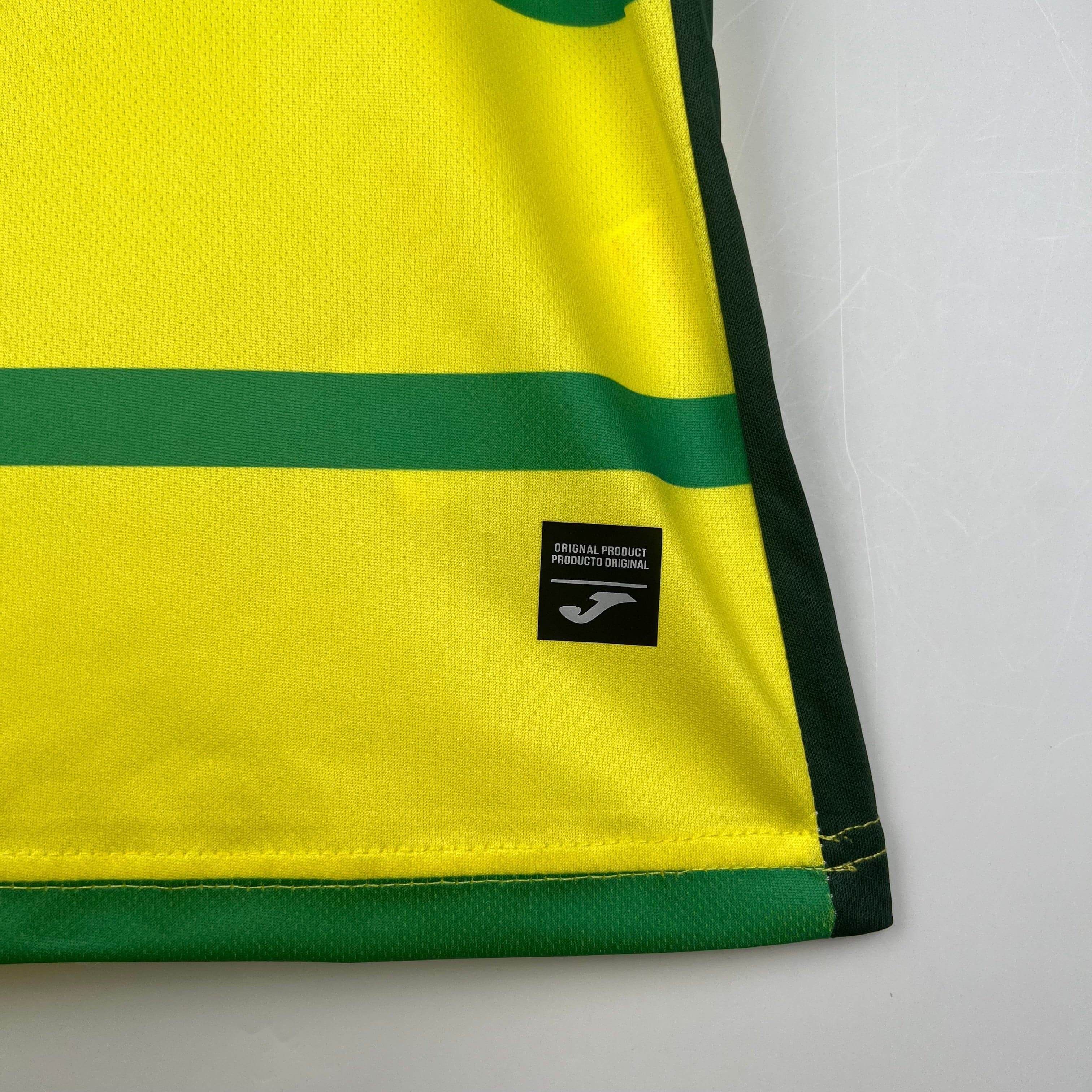 CAMISETA NORWICH I 23/24 HOMBRE (VERSIÓN FAN) - ZonaCamisetas