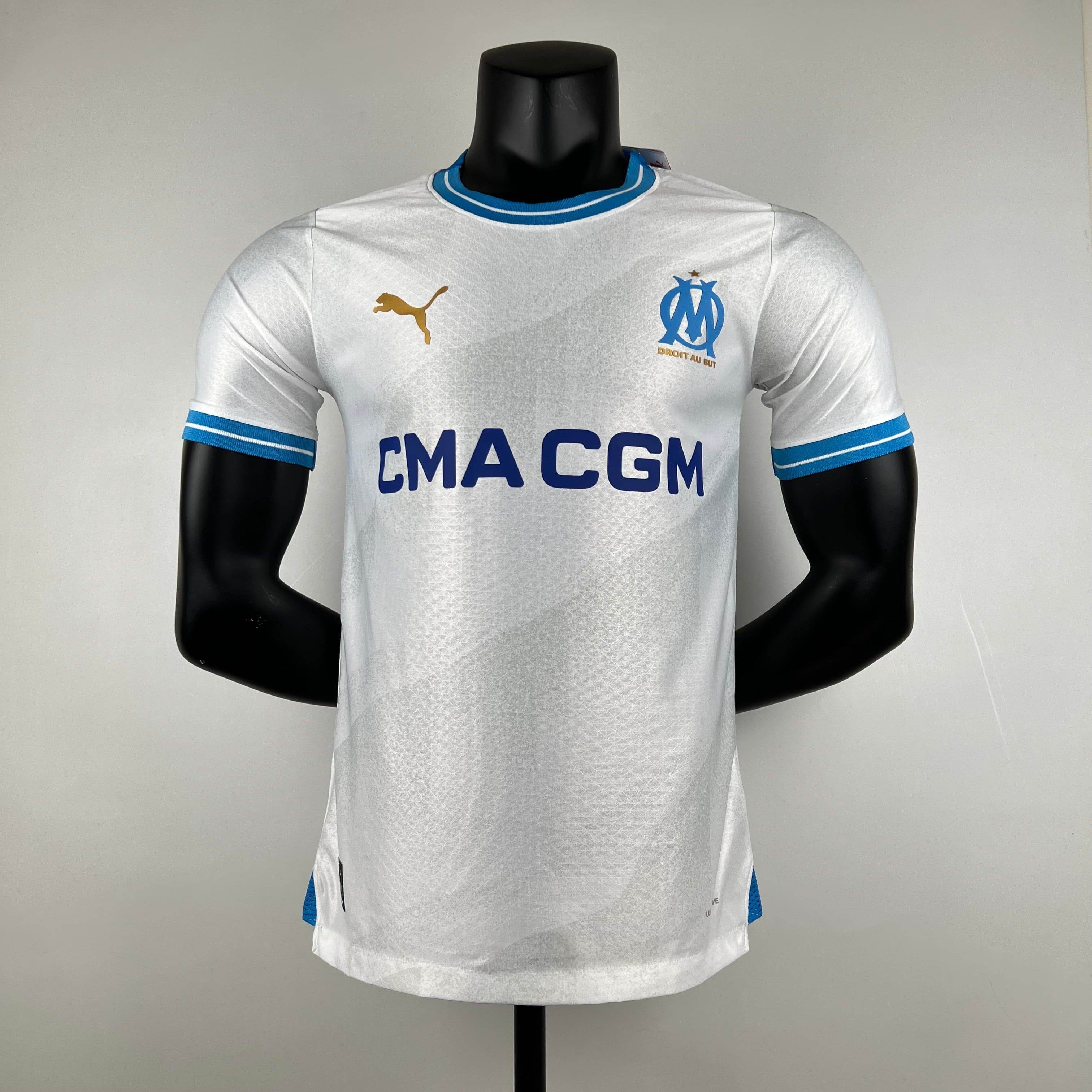CAMISETA OLYMPIQUE DE MARSEILLE I 23/24 HOMBRE (VERSIÓN JUGADOR) - ZonaCamisetas