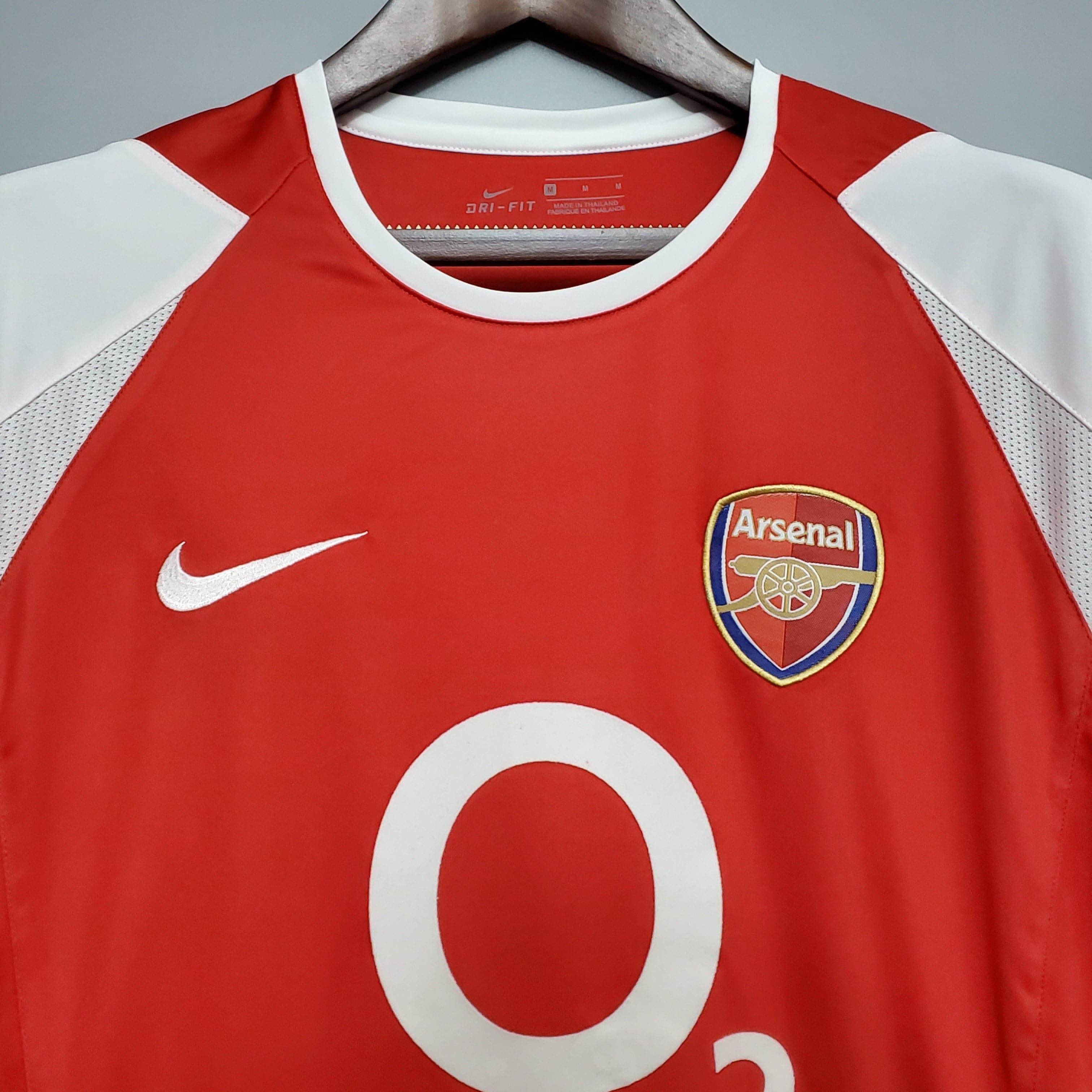CAMISETA ARSENAL 02/04 I HOMBRE (RETRO) - ZonaCamisetas