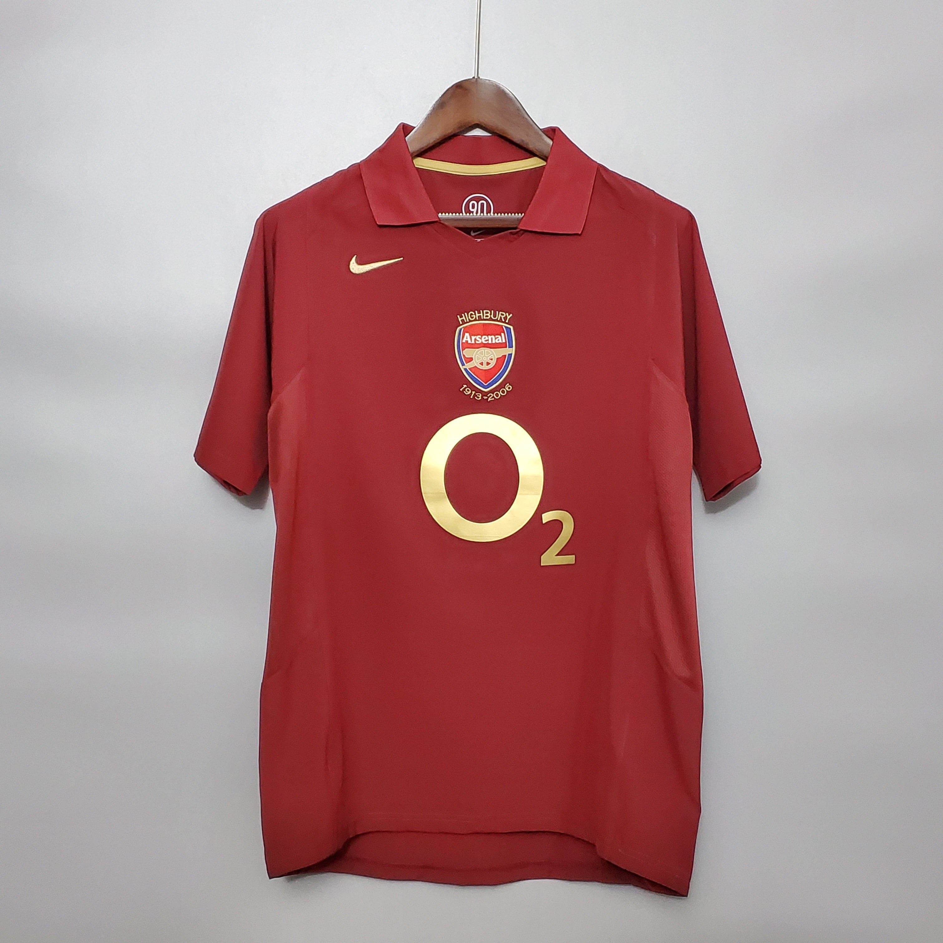 CAMISETA ARSENAL 05/06 II HOMBRE (RETRO) - ZonaCamisetas