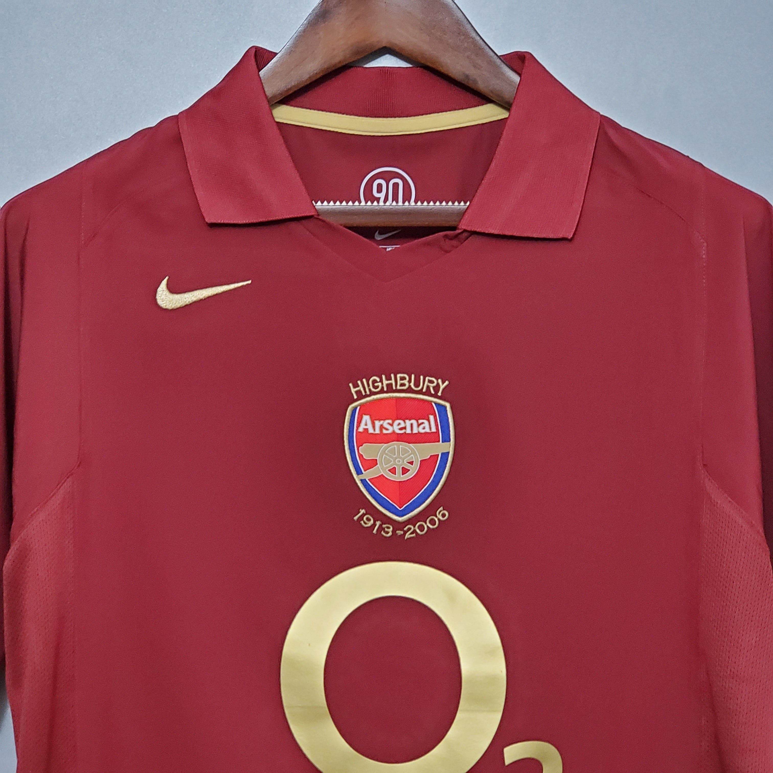CAMISETA ARSENAL 05/06 II HOMBRE (RETRO) - ZonaCamisetas