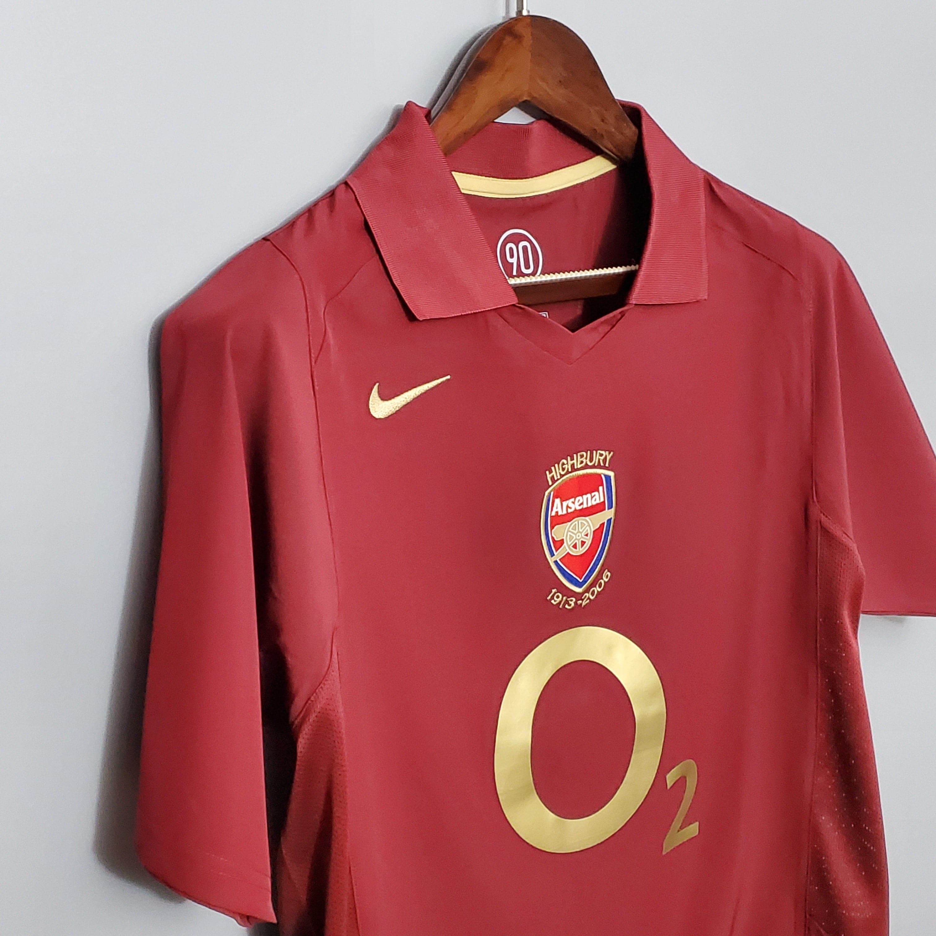 CAMISETA ARSENAL 05/06 II HOMBRE (RETRO) - ZonaCamisetas