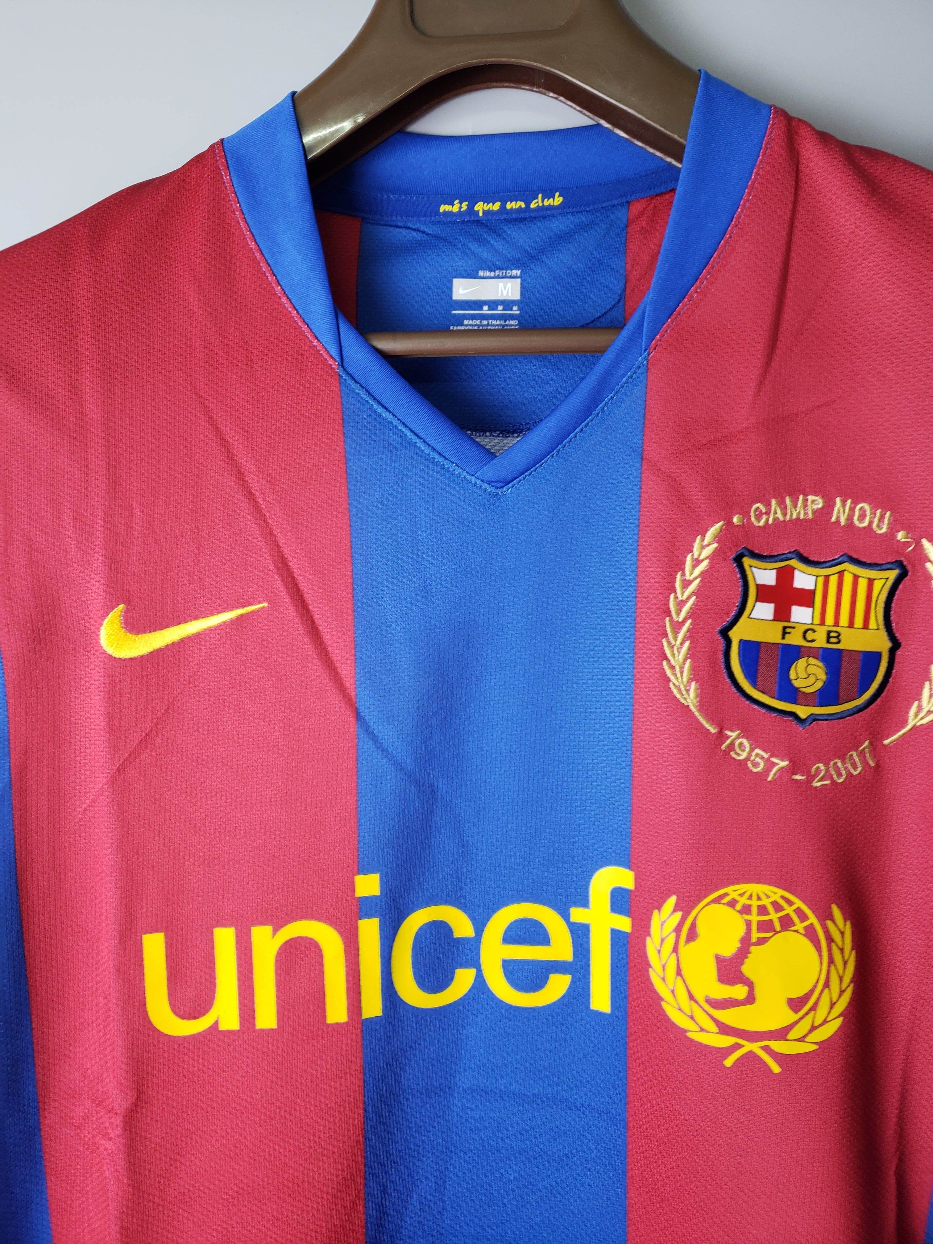 CAMISETA BARCELONA I 07/08 HOMBRE (RETRO) - ZonaCamisetas