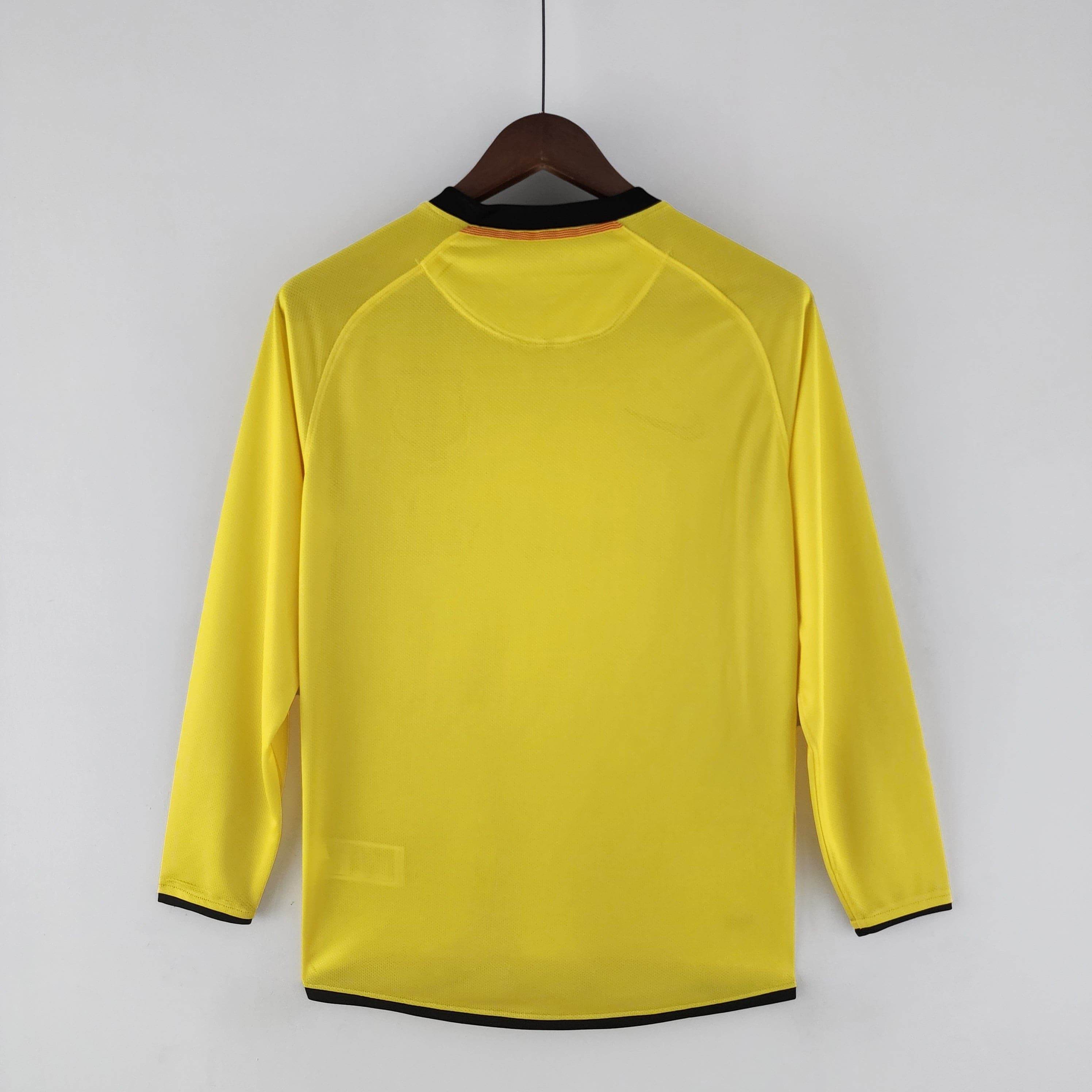 CAMISETA BARCELONA II 08/09 HOMBRE (RETRO) MANGA LARGA - ZonaCamisetas