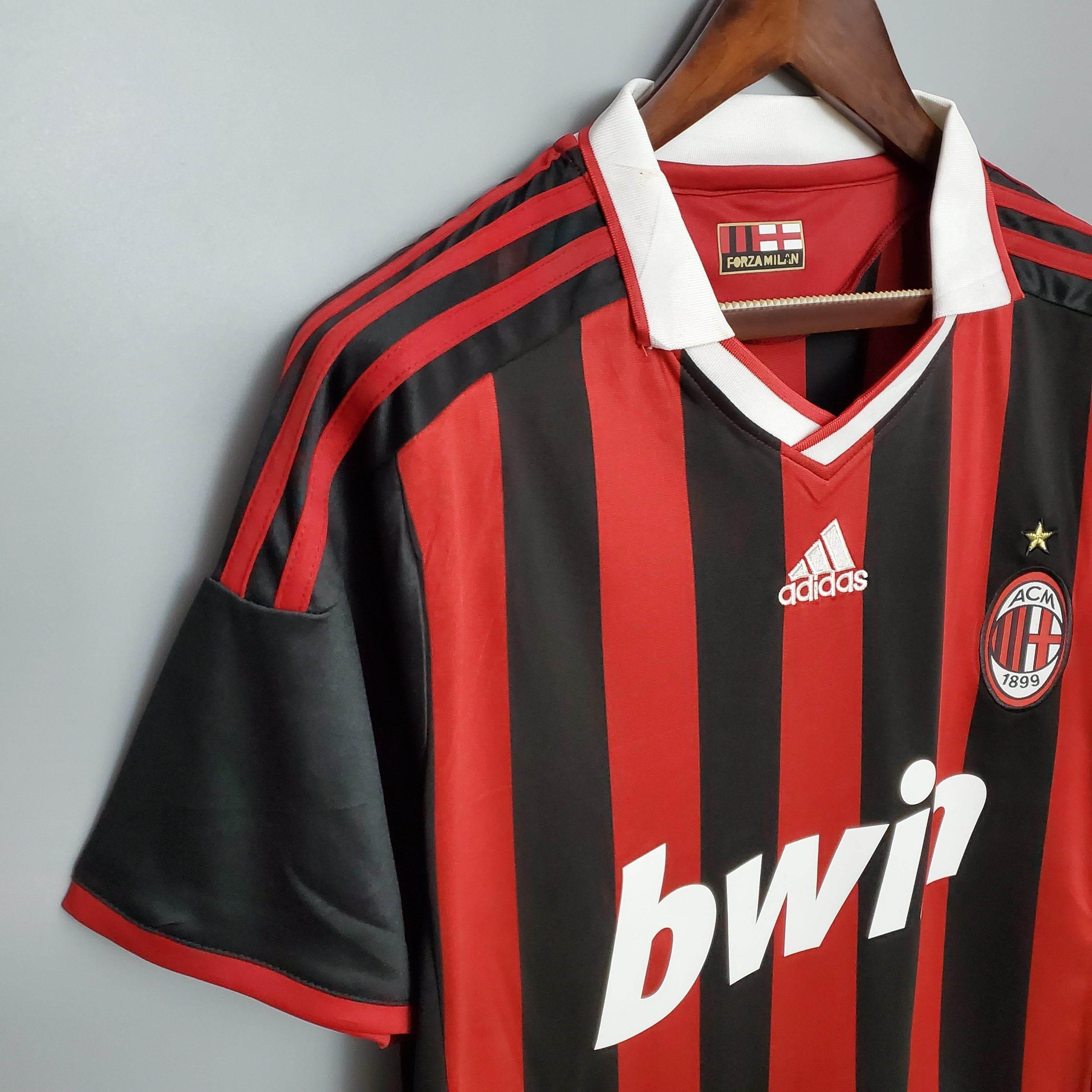 CAMISETA AC MILAN I 09/10 HOMBRE (RETRO) - ZonaCamisetas
