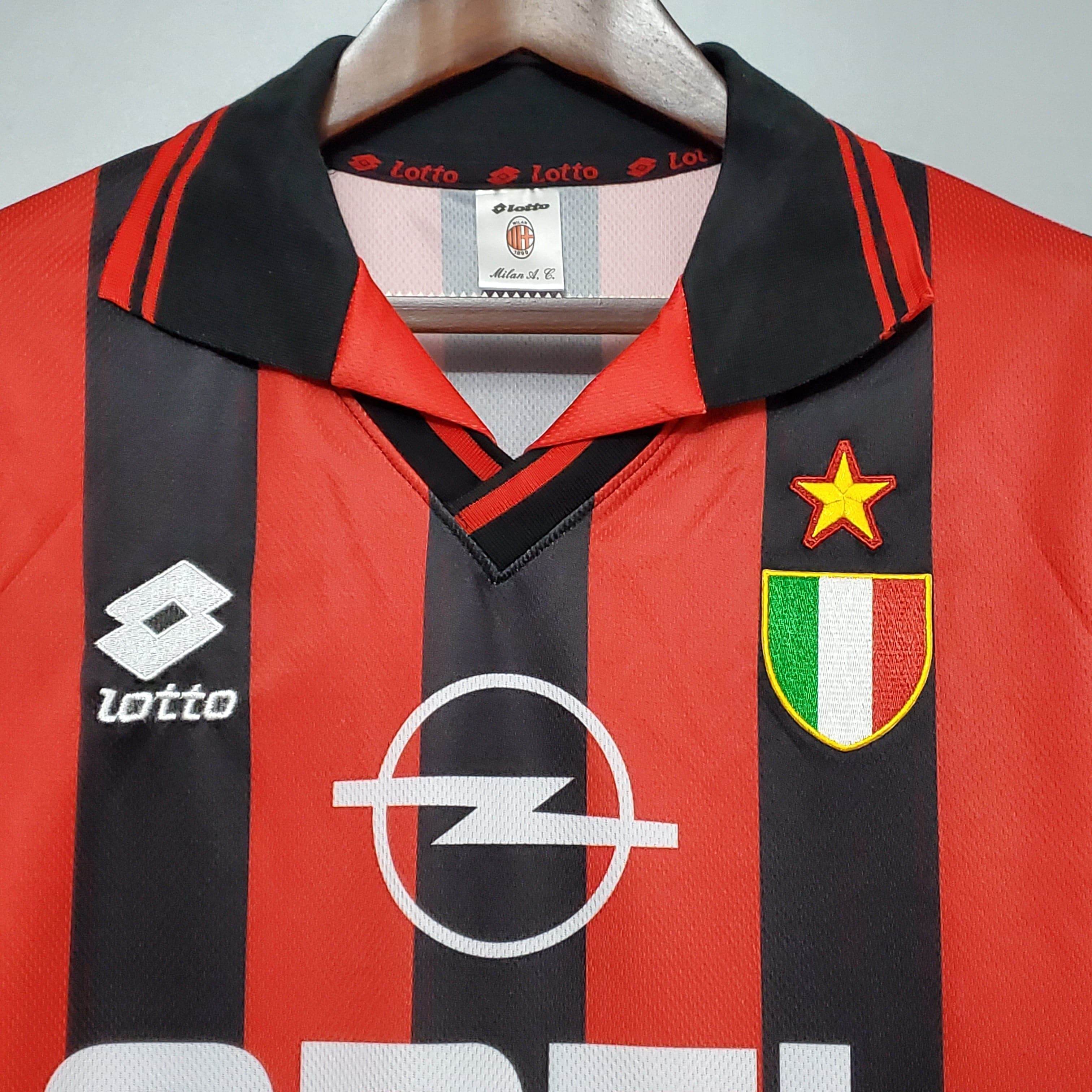 CAMISETA AC MILAN II 96/97 HOMBRE (RETRO) - ZonaCamisetas