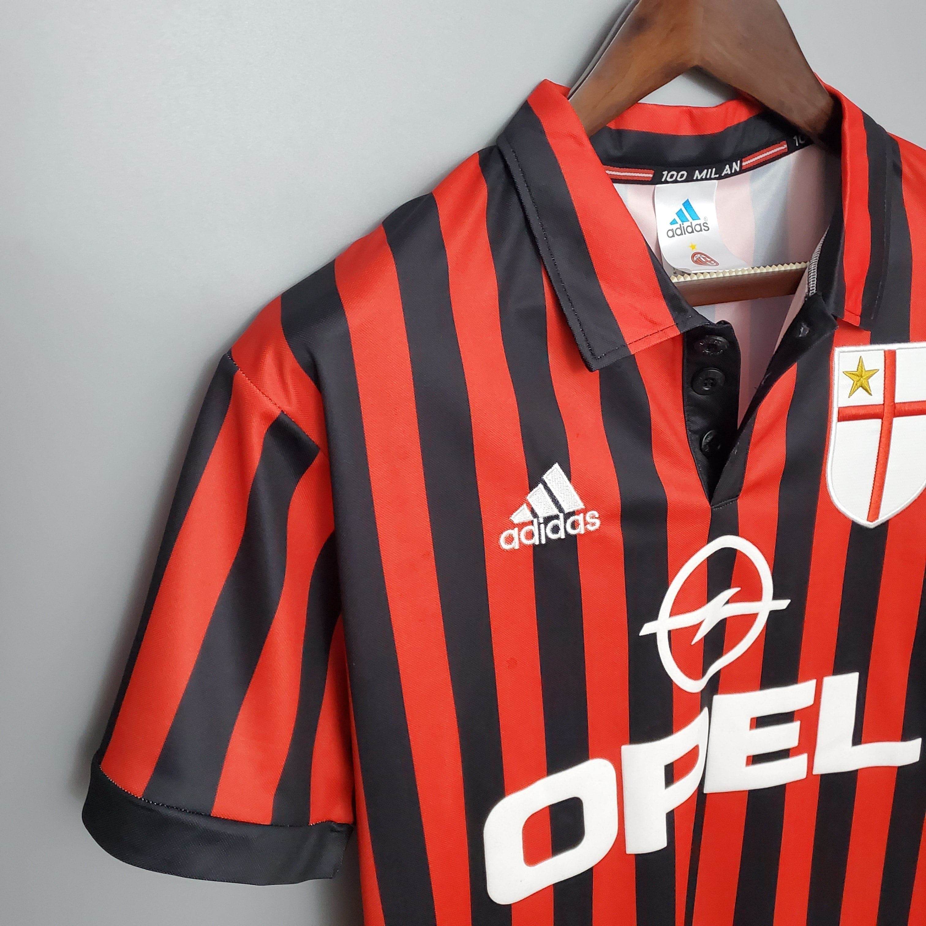 CAMISETA MILAN XVI 99/00 HOMBRE (RETRO) - ZonaCamisetas