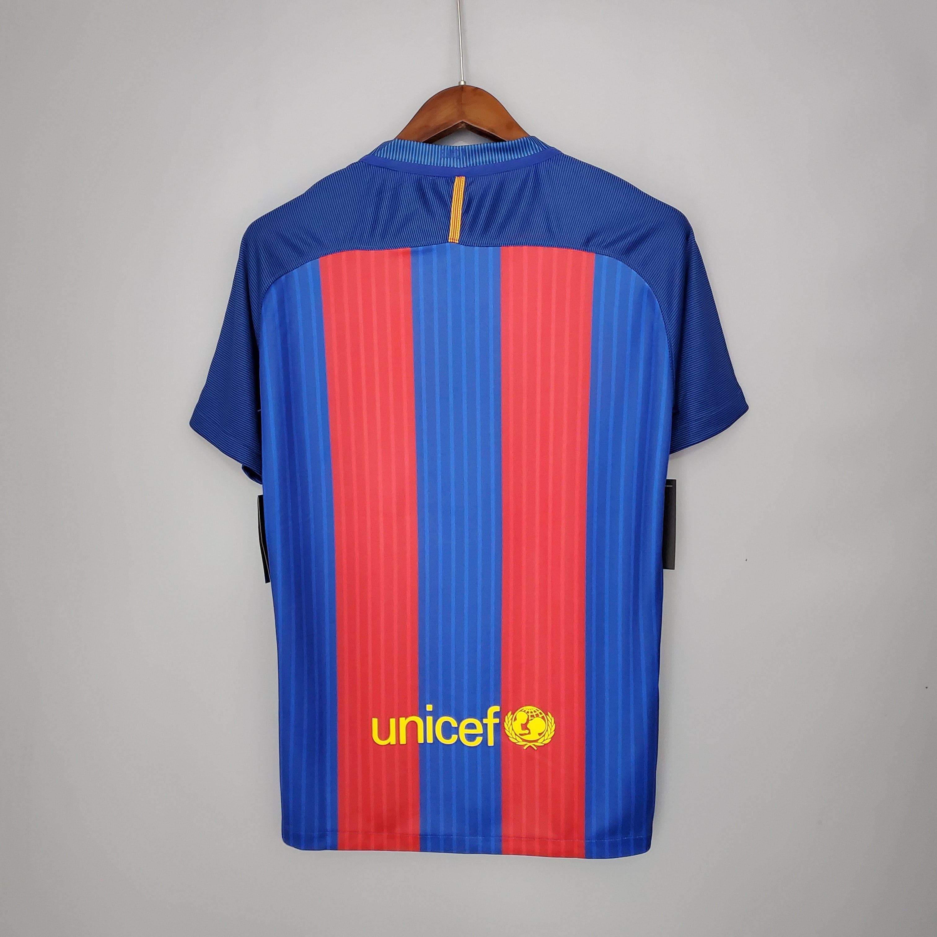 CAMISETA BARCELONA I 16/17 HOMBRE (RETRO) - ZonaCamisetas