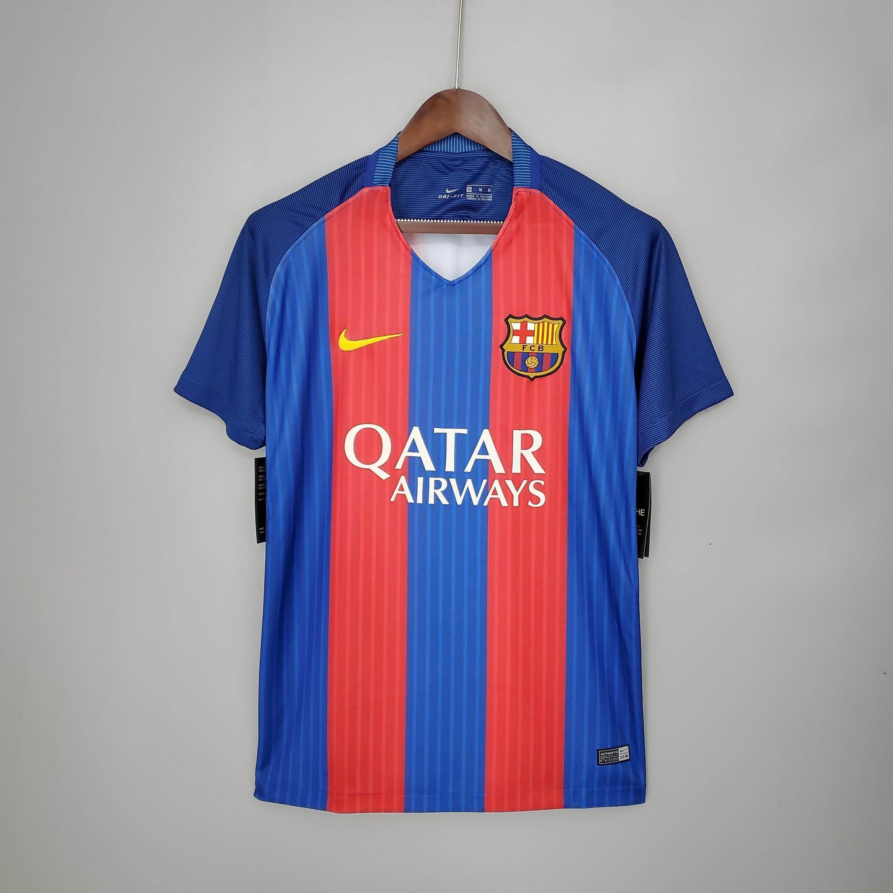 CAMISETA BARCELONA I 16/17 HOMBRE (RETRO) - ZonaCamisetas