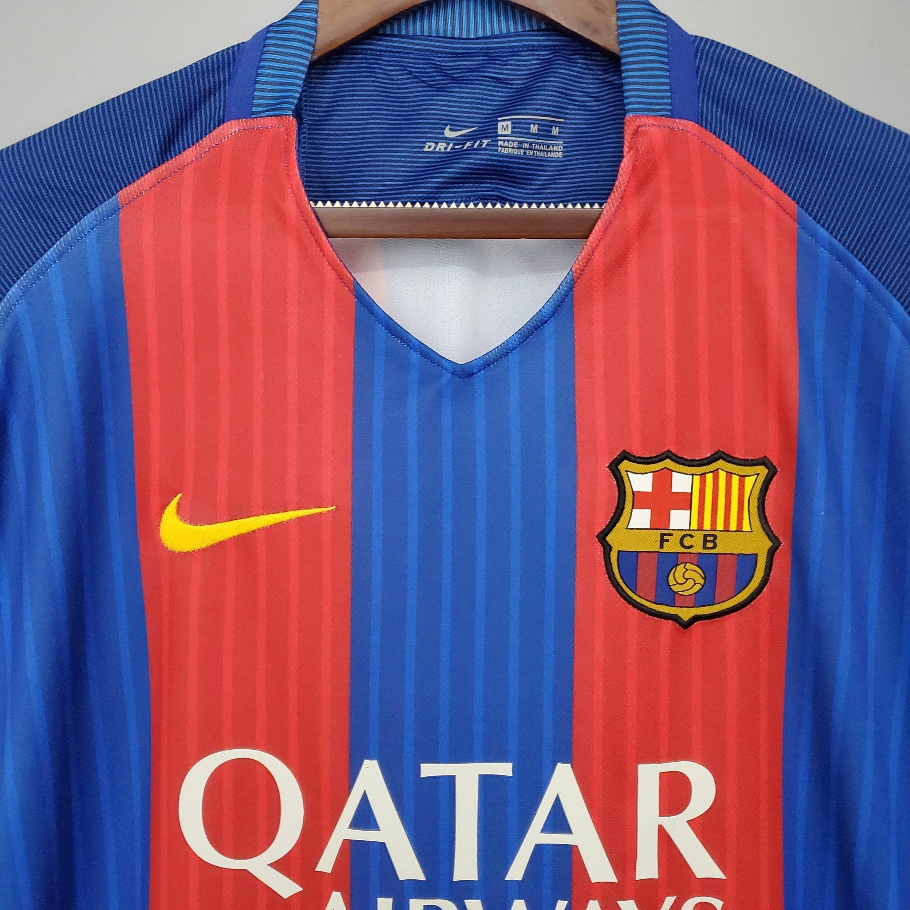 CAMISETA BARCELONA I 16/17 HOMBRE (RETRO) - ZonaCamisetas