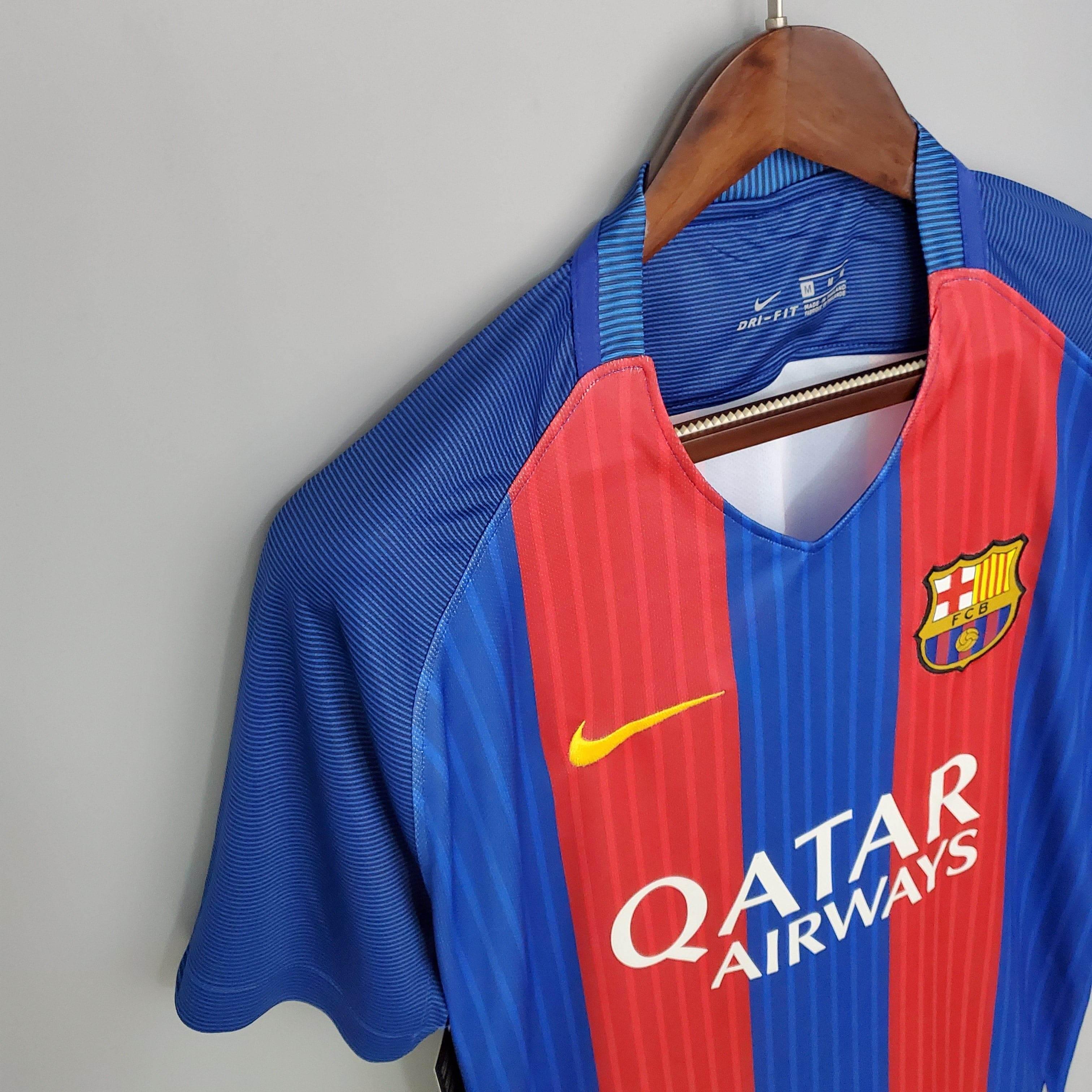 CAMISETA BARCELONA I 16/17 HOMBRE (RETRO) - ZonaCamisetas