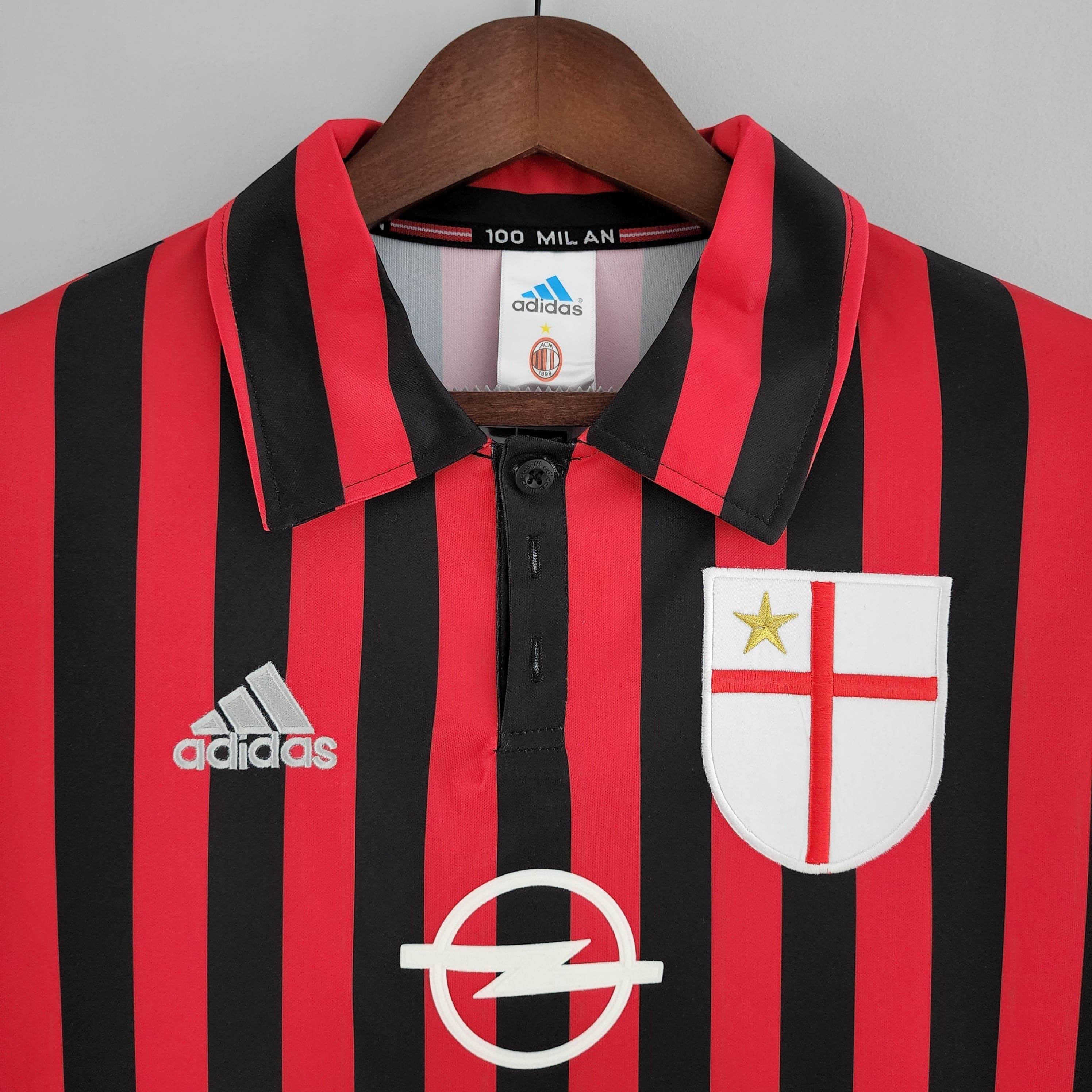 CAMISETA MILAN XVI 99/00 HOMBRE (RETRO) MANGA LARGA - ZonaCamisetas