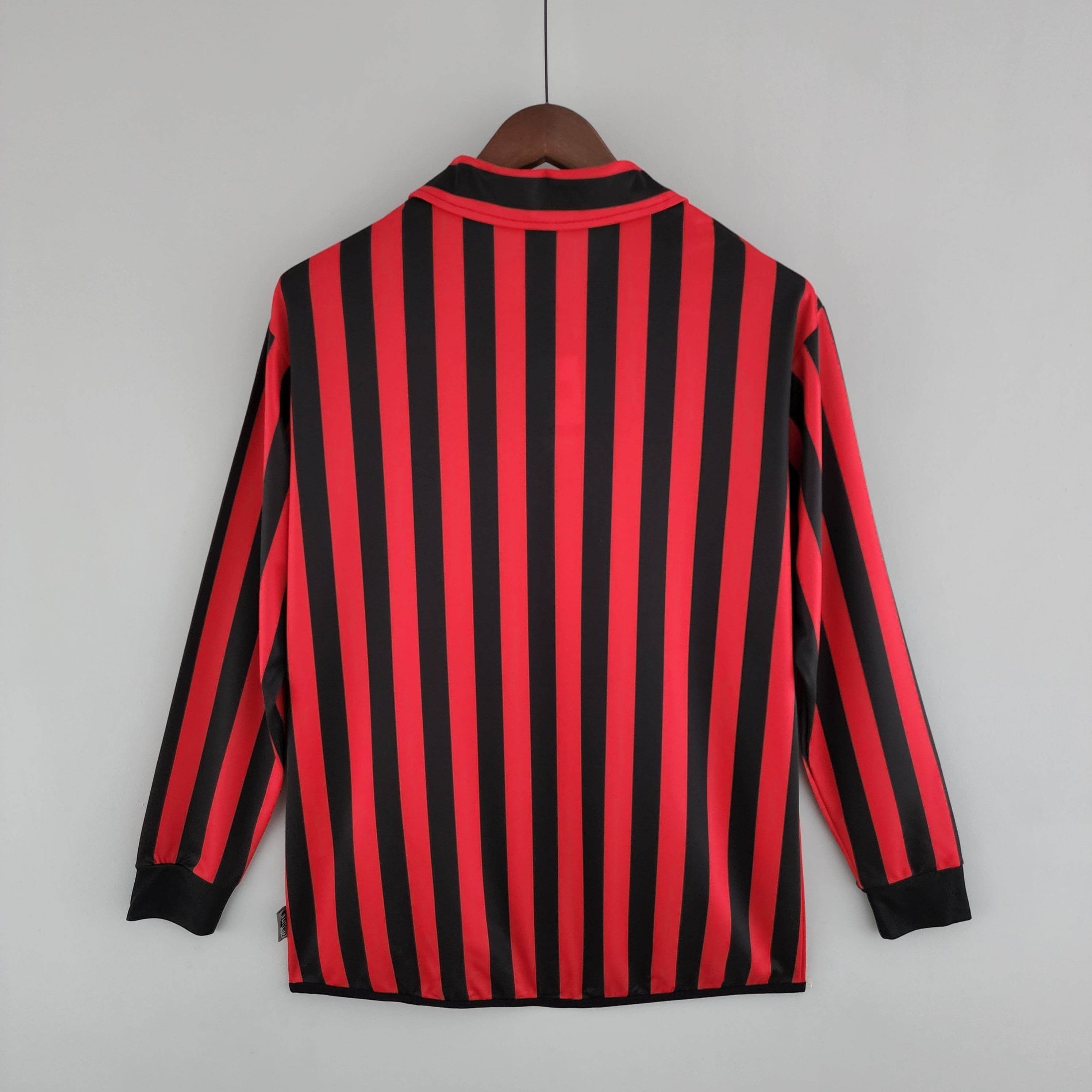 CAMISETA MILAN XVI 99/00 HOMBRE (RETRO) MANGA LARGA - ZonaCamisetas