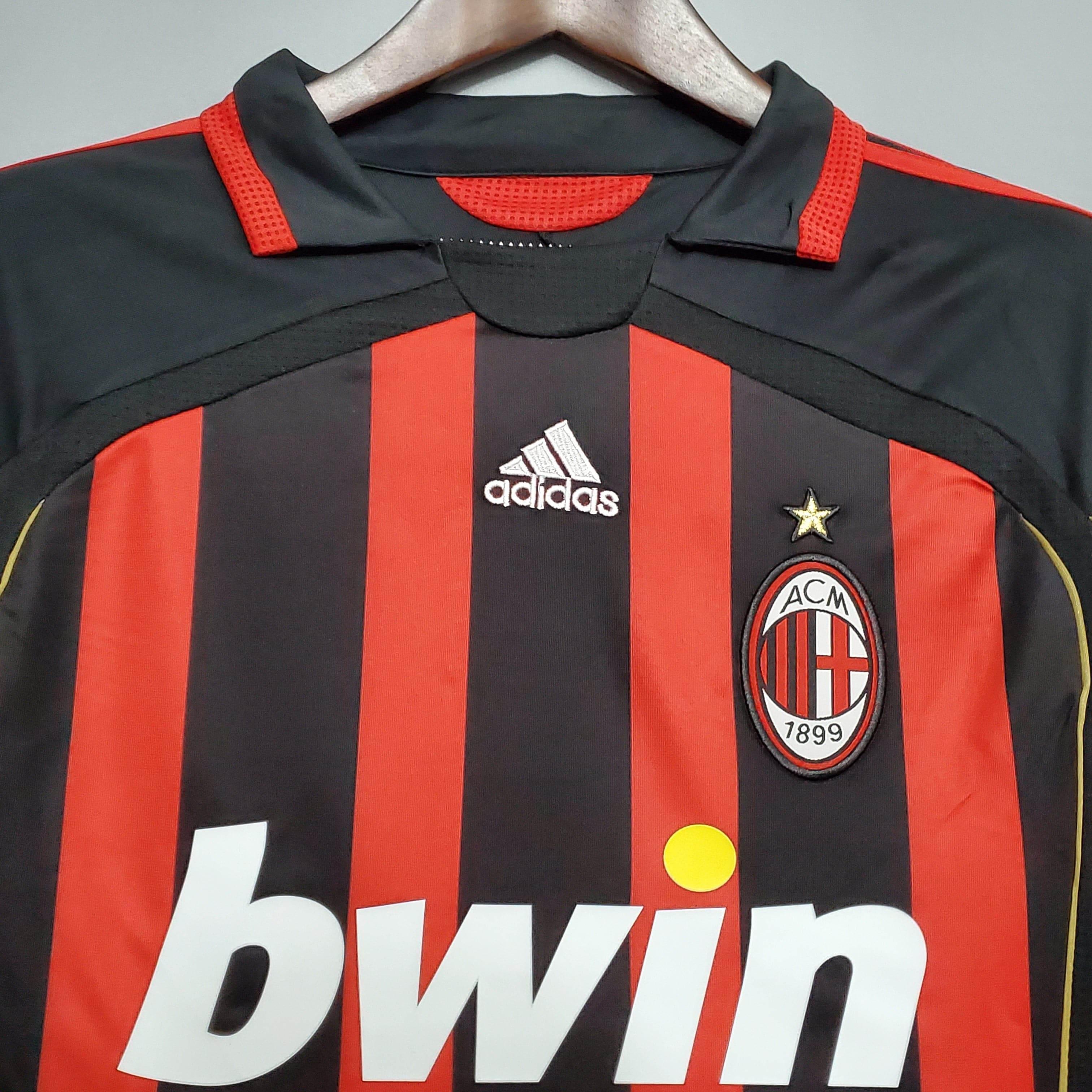 CAMISETA AC MILAN V 06/07 HOMBRE (RETRO) MANGA LARGA - ZonaCamisetas