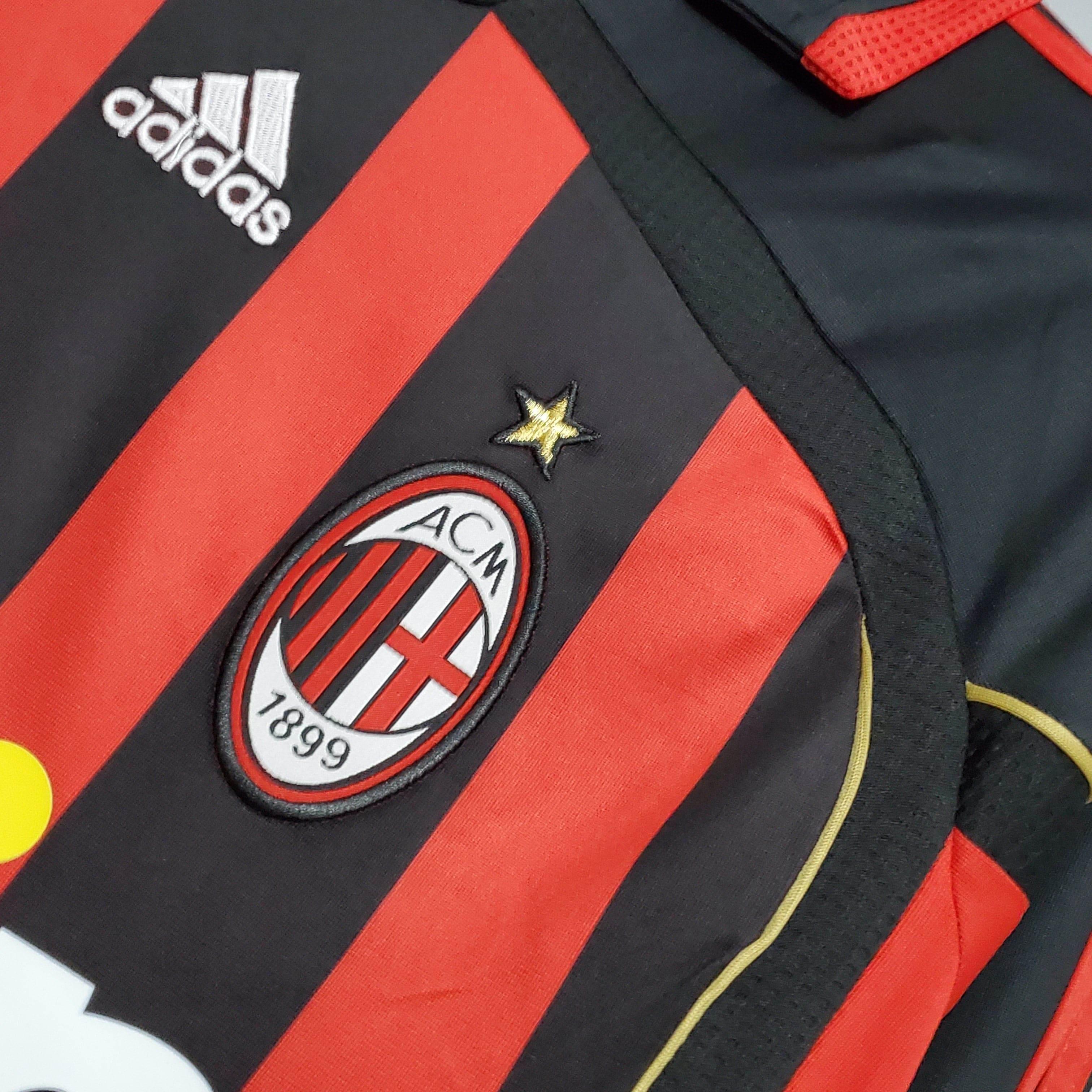 CAMISETA AC MILAN V 06/07 HOMBRE (RETRO) MANGA LARGA - ZonaCamisetas