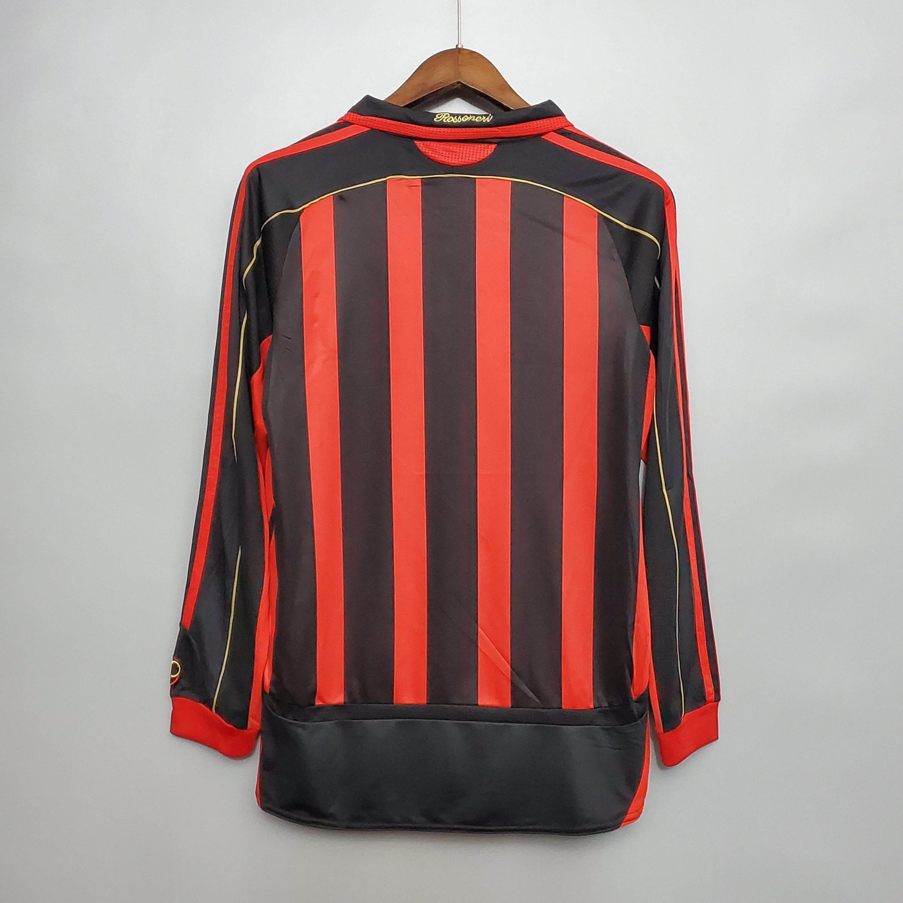 CAMISETA AC MILAN V 06/07 HOMBRE (RETRO) MANGA LARGA - ZonaCamisetas