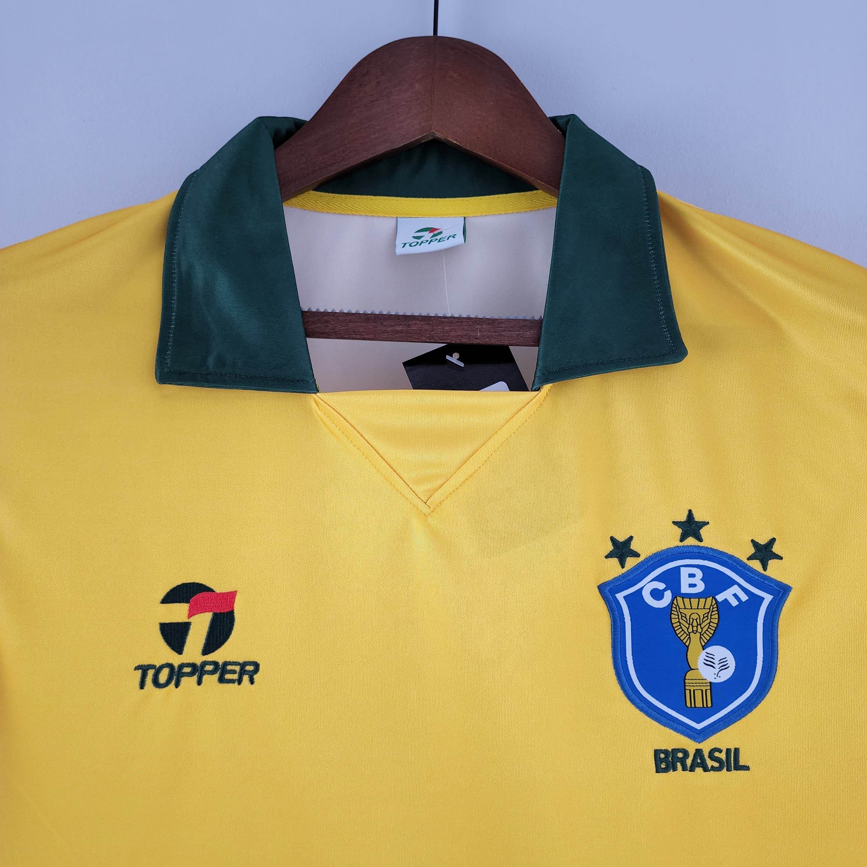 CAMISETA BRASIL I 1988 HOMBRE (RETRO) - ZonaCamisetas