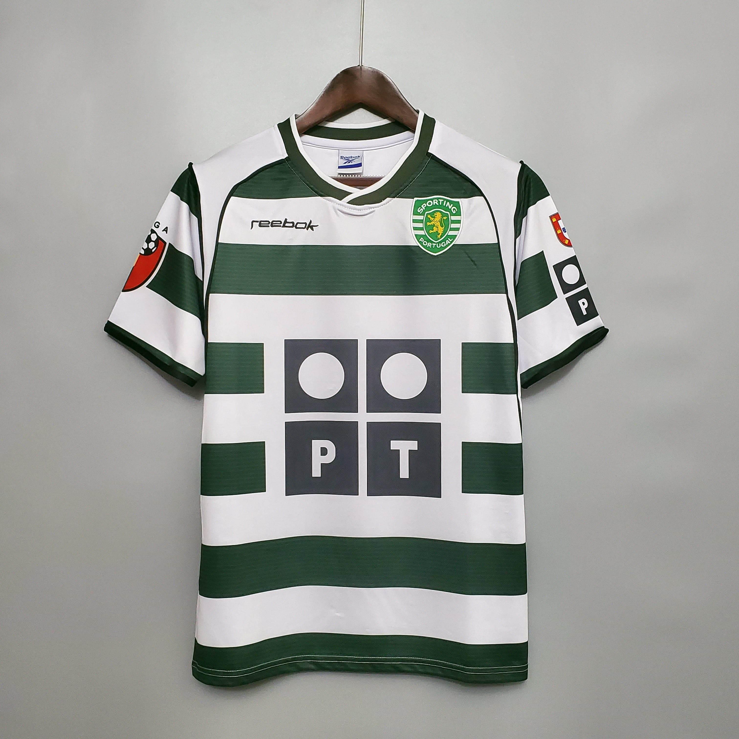 CAMISETA SPORTING LISBOA I 01/03 HOMBRE (RETRO) - ZonaCamisetas