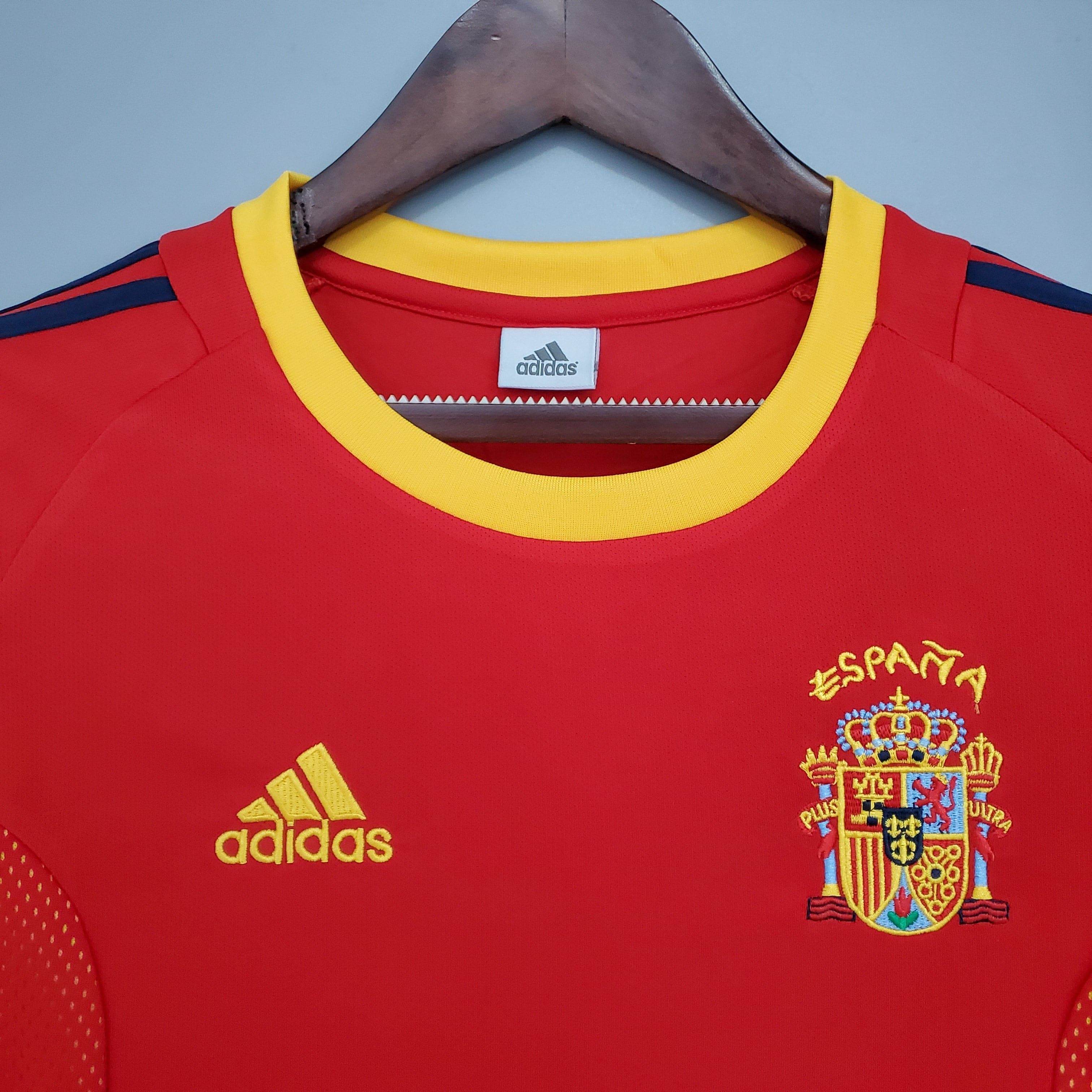 CAMISETA ESPAÑA l 2002 HOMBRE (RETRO) - ZonaCamisetas