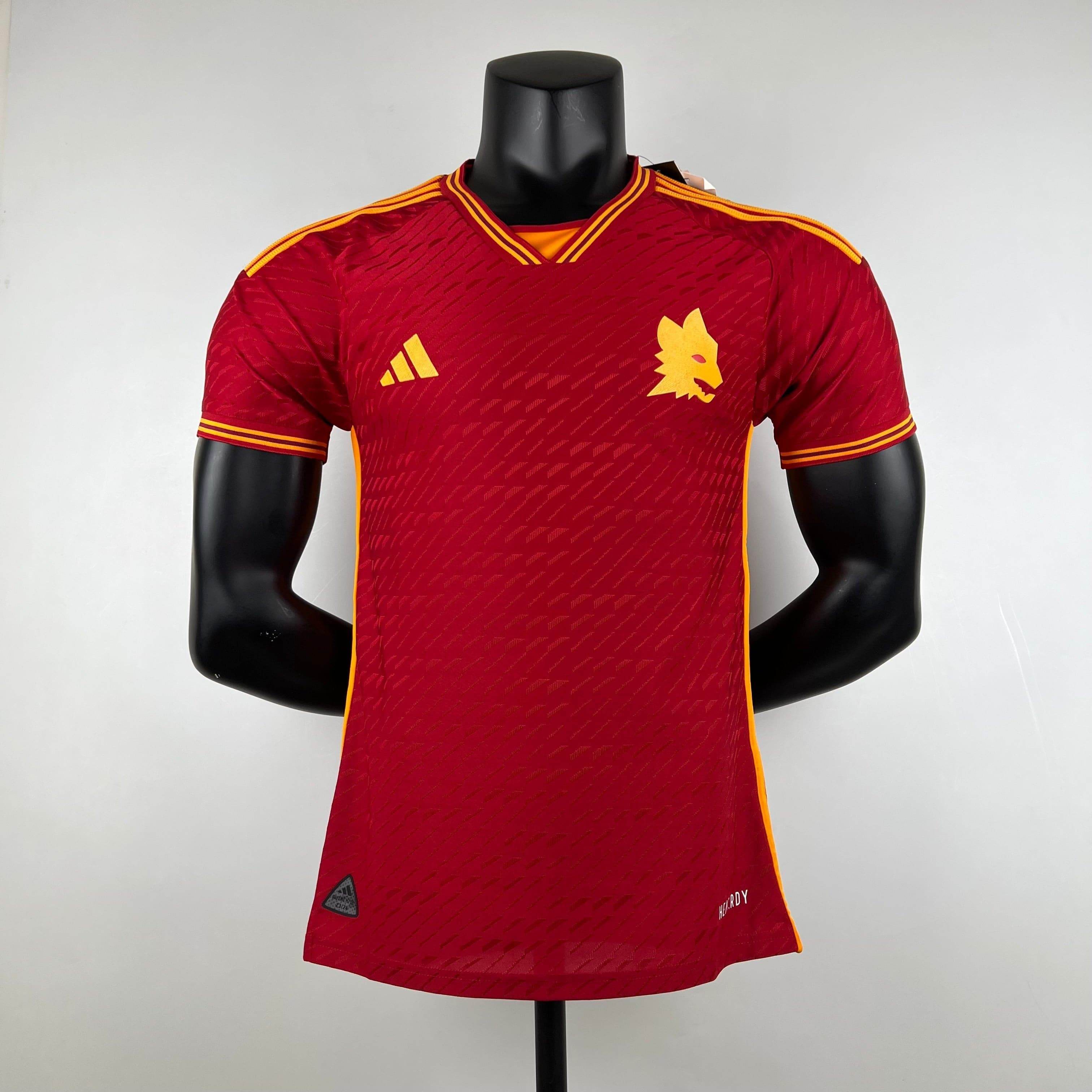 CAMISETA ROMA I 23/24 HOMBRE (VERSIÓN JUGADOR) - ZonaCamisetas